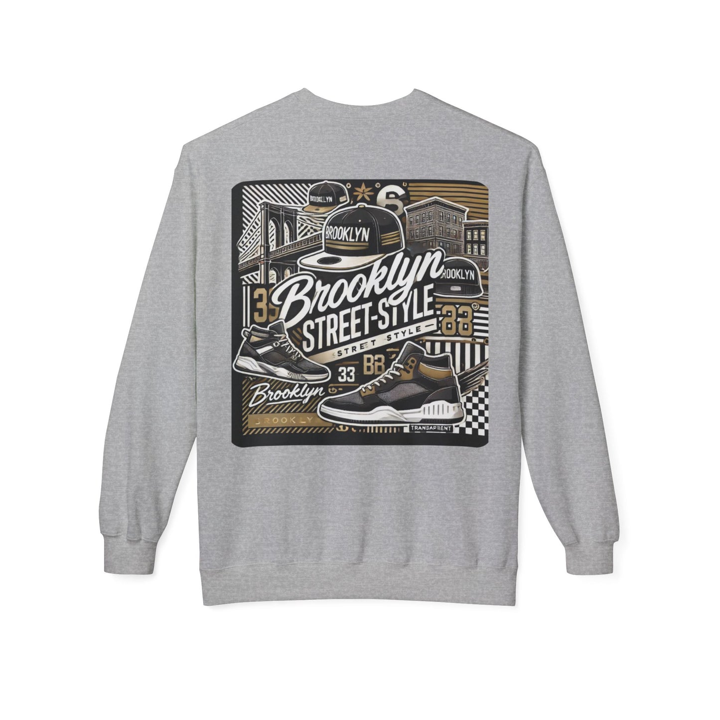 Ok Brooklyn's Unisex Midweight Softstyle Fleece Crewneck Sweatshirt