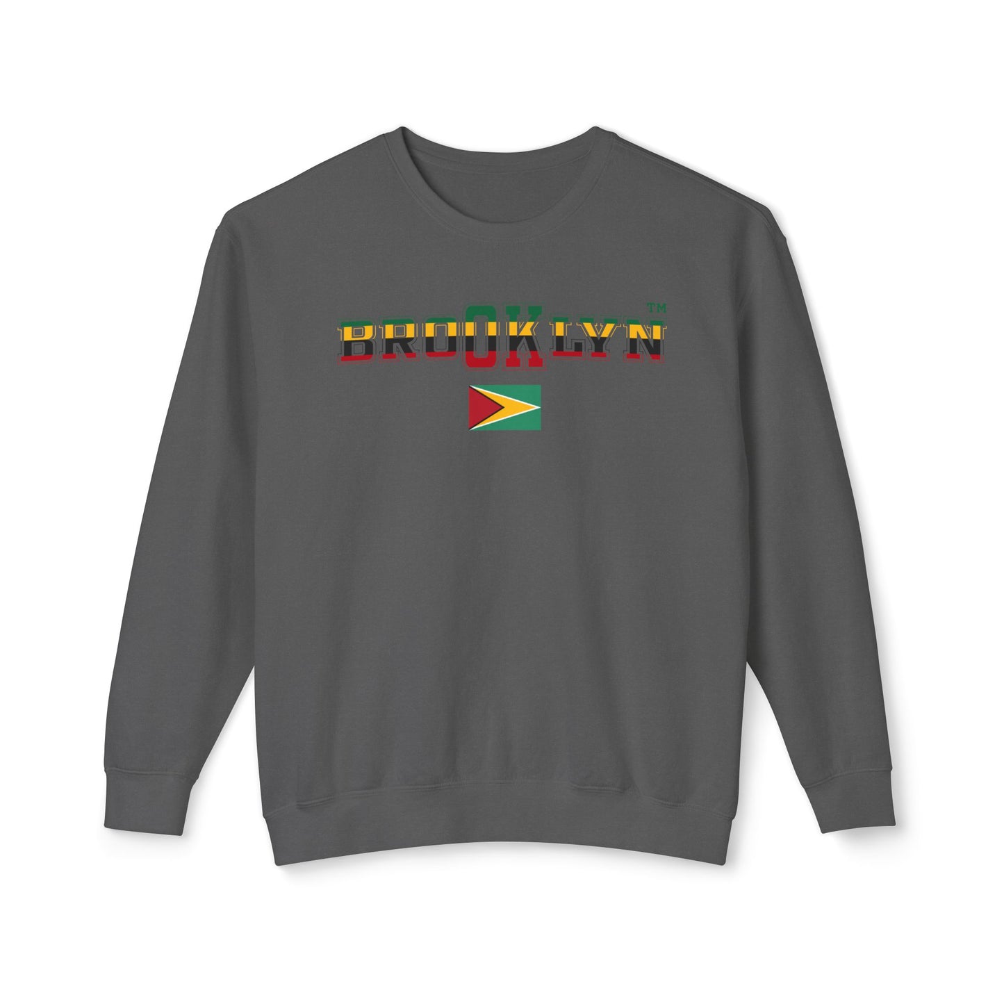 Guyana Unisex Lightweight Crewneck Sweatshirt