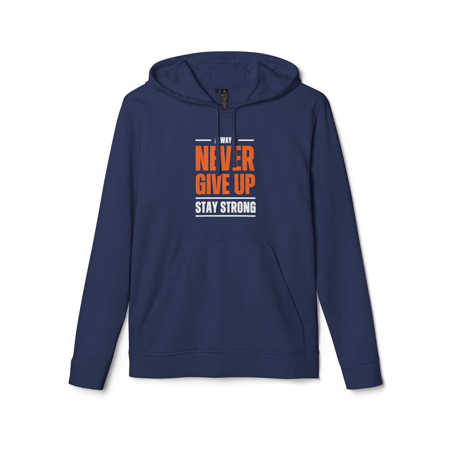 Begeter's Adidas Fleece Hoodie - Never Give Up, Stay Strong Adidas Unisex