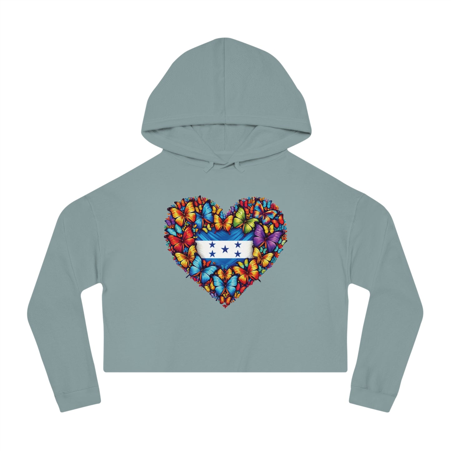 Women’s Cropped Butterfly's Heartland Hooded Sweatshirt