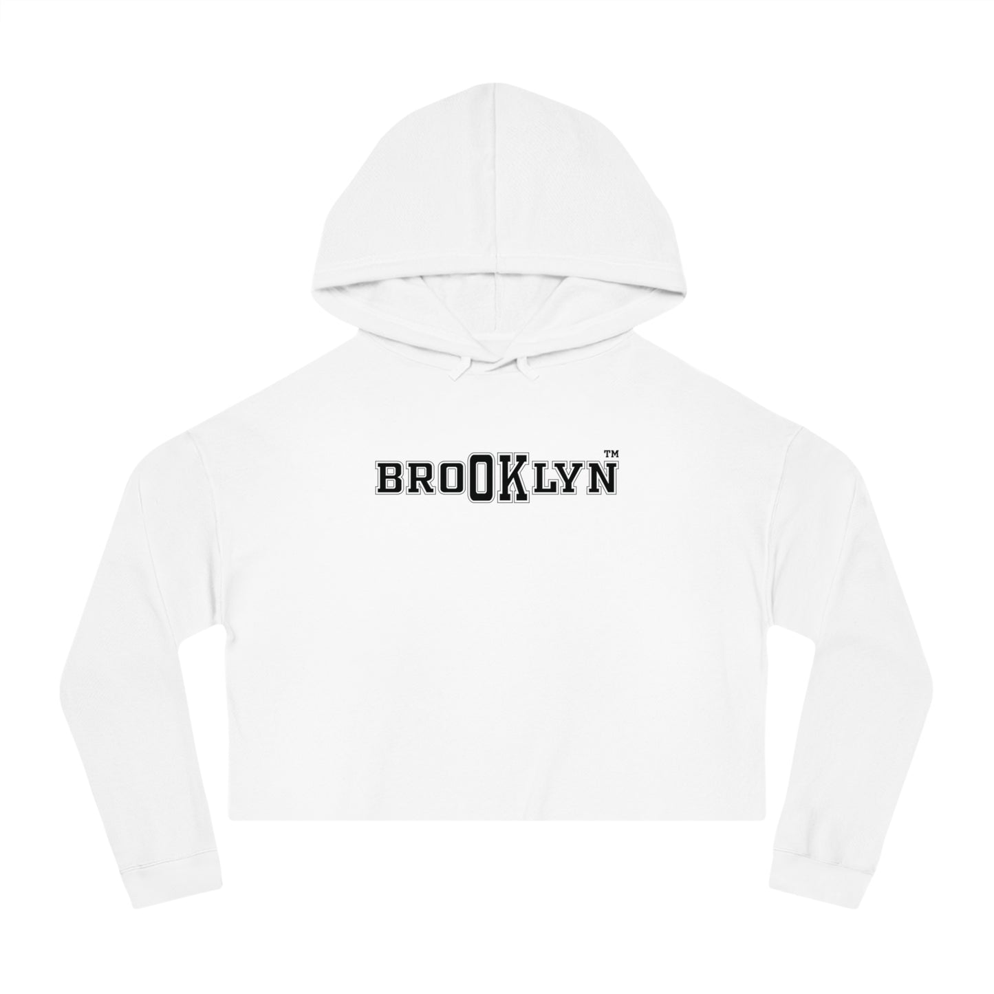 Ok Brooklyn's Women’s Cropped Hooded Sweatshirt