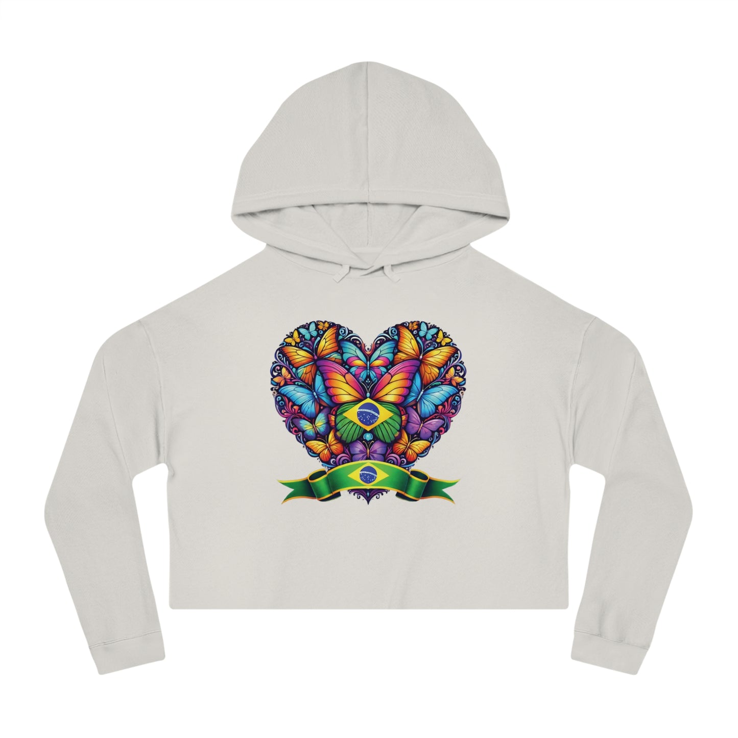 Women’s Cropped Butterfly's Heartland Hooded Sweatshirt