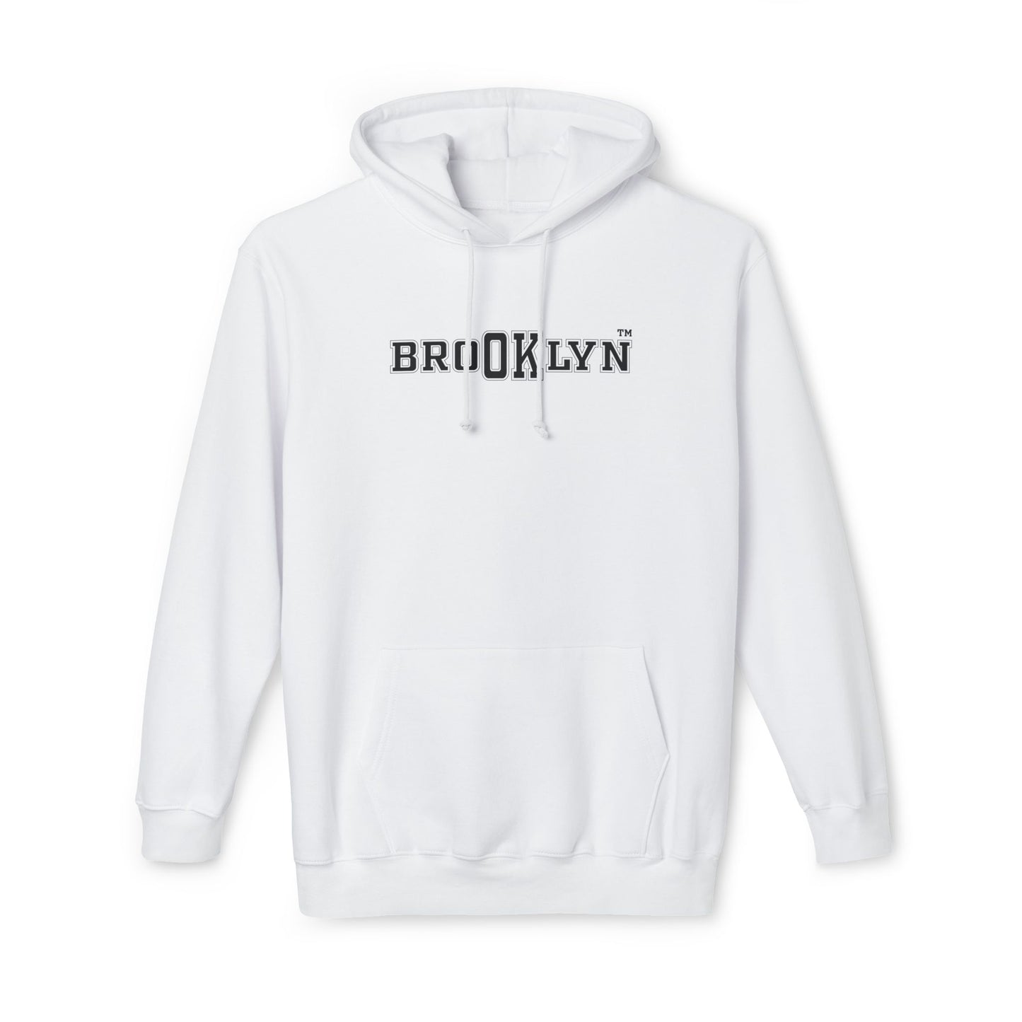 Ok Brooklyn's Unisex Hooded Sweatshirt, Made in US