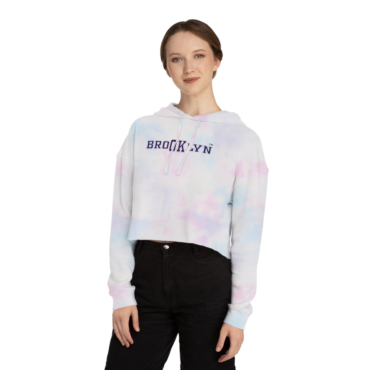 Ok Brooklyn's Women’s Cropped Hooded Sweatshirt