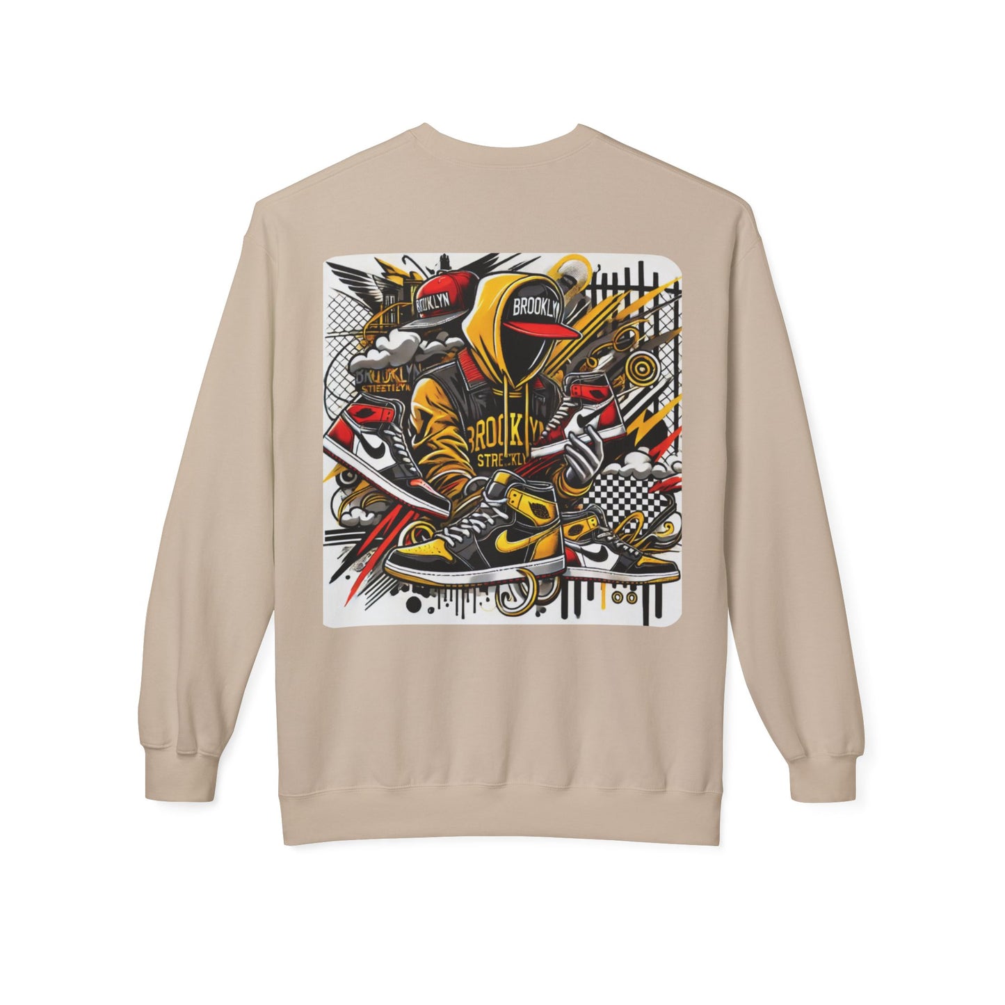 Ok Brooklyn's Unisex Midweight Softstyle Fleece Crewneck Sweatshirt