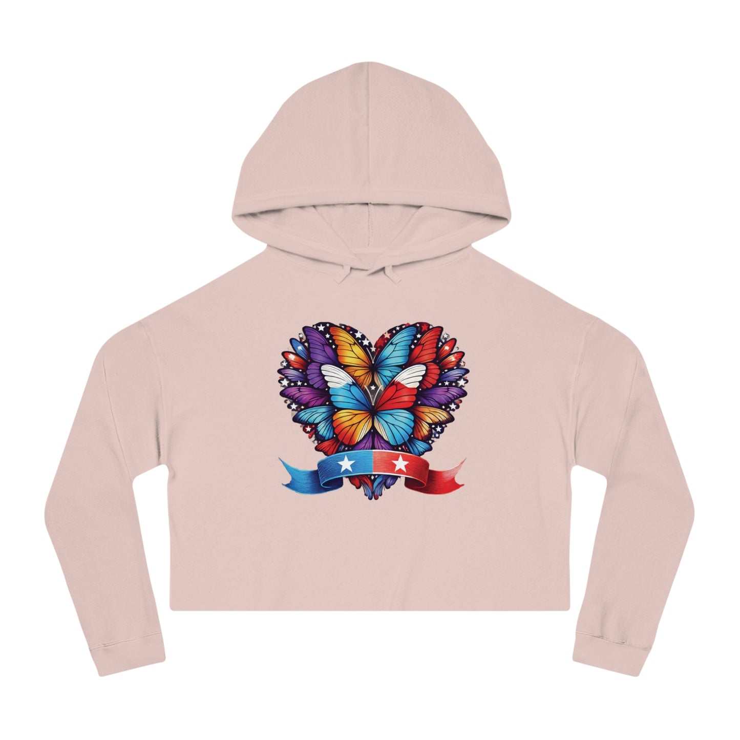 Women’s Cropped Butterfly's Heartland Hooded Sweatshirt