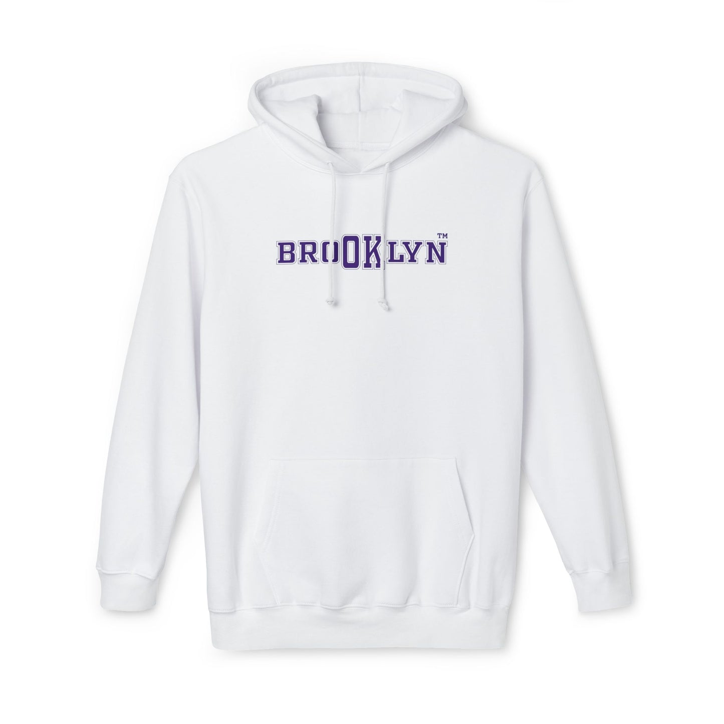 Ok Brooklyn's Unisex Hooded Sweatshirt, Made in US