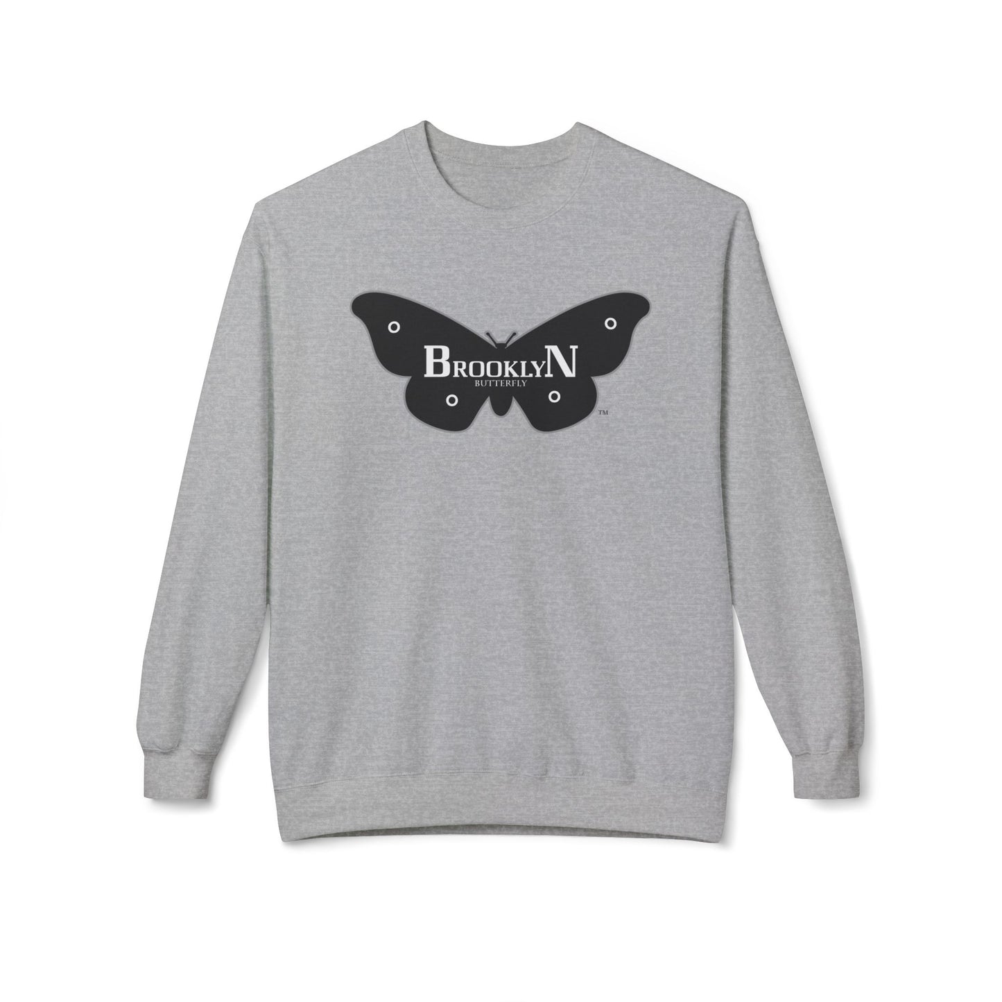 Brooklyn Butterfly's Unisex Midweight Softstyle Fleece Crewneck Sweatshirt