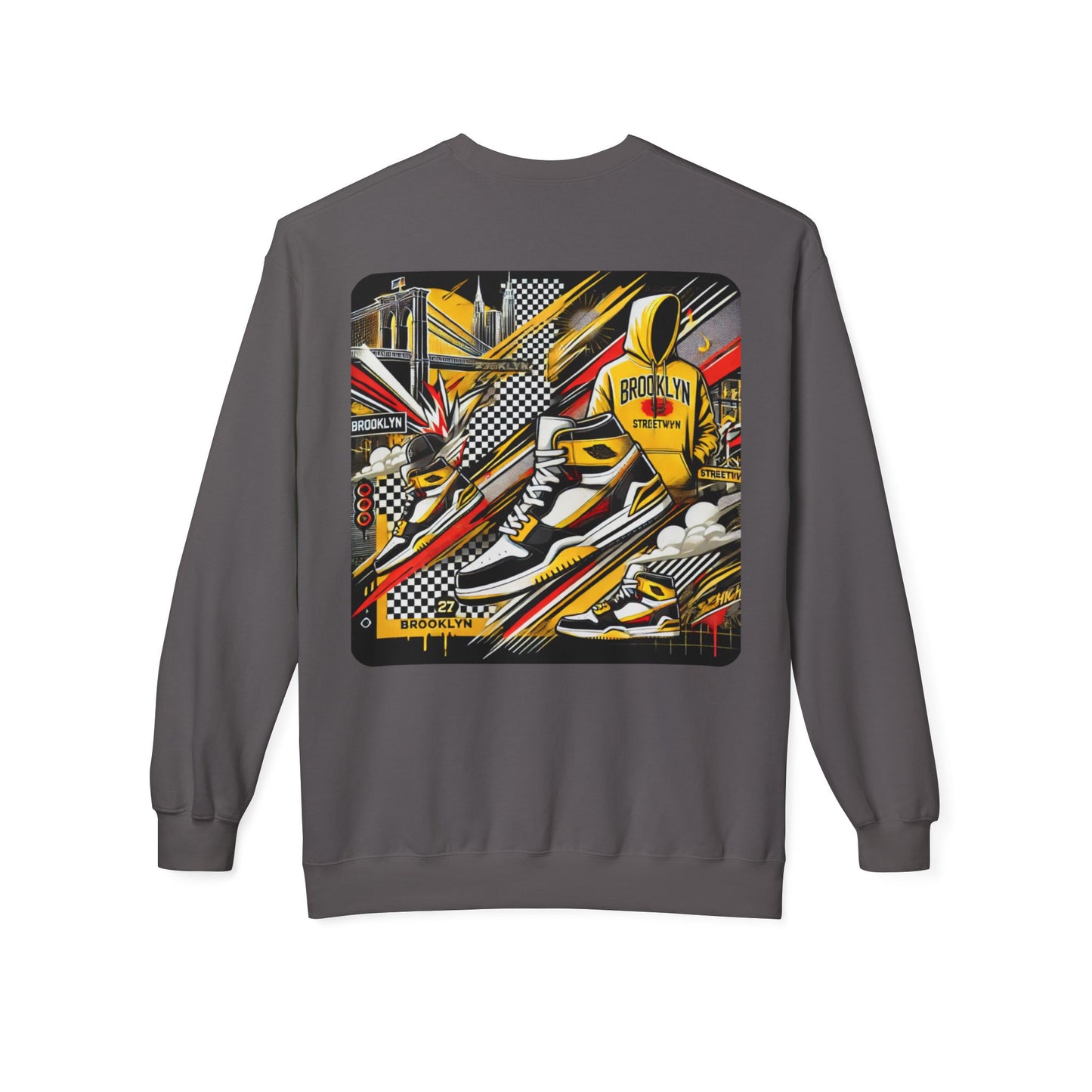 Ok Brooklyn Unisex Midweight Softstyle Fleece Crewneck Sweatshirt