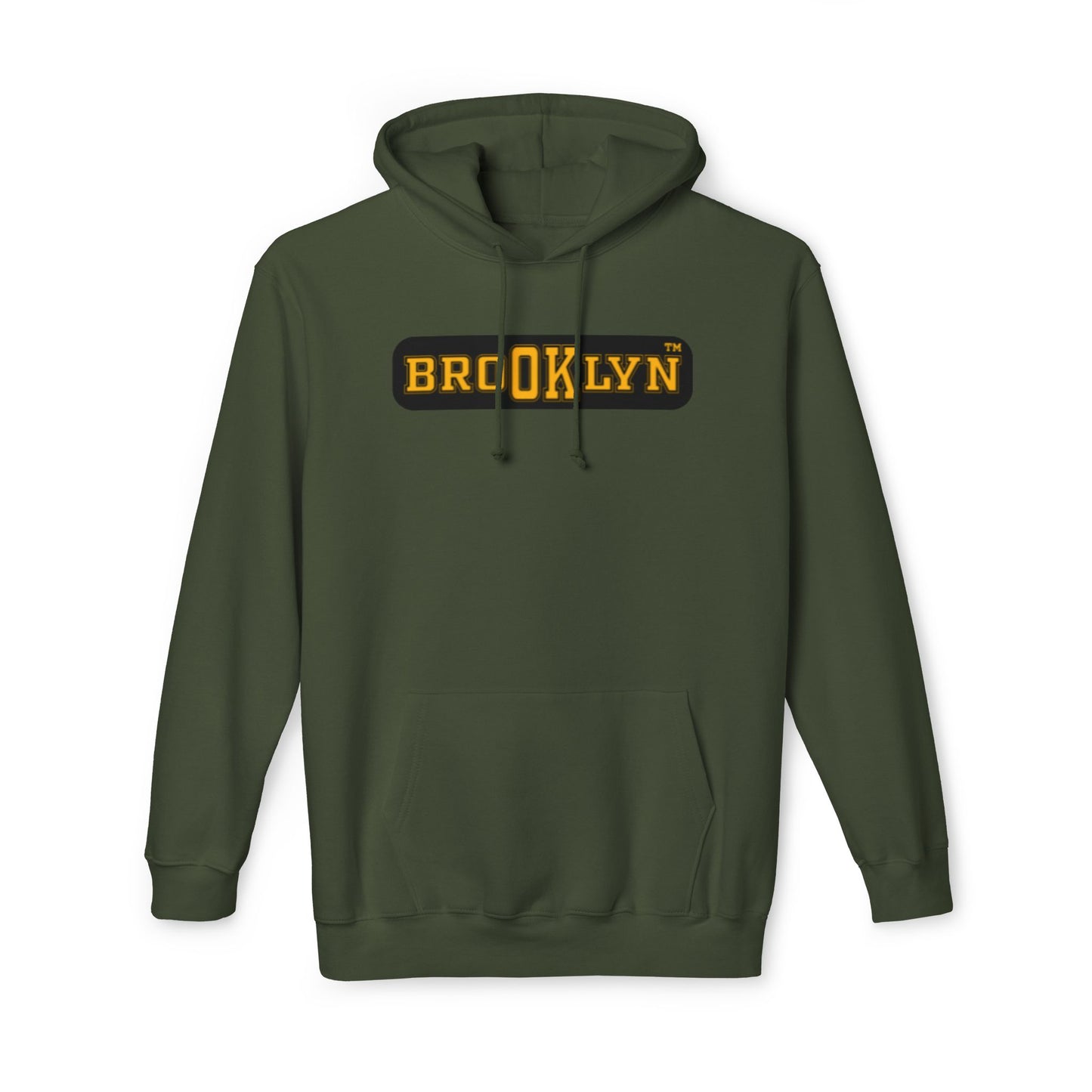 Ok Brooklyn Unisex Hooded Sweatshirt, Made in US