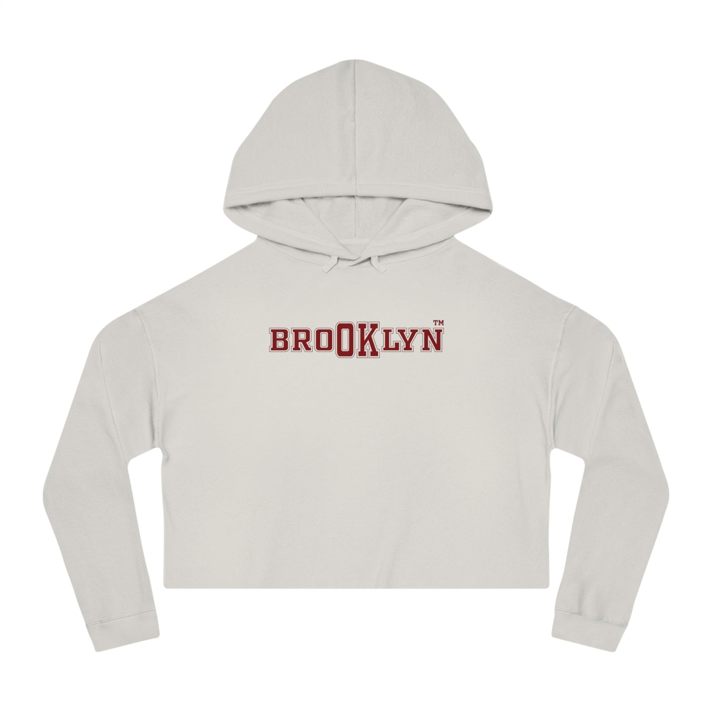 Ok Brooklyn's Women’s Cropped Hooded Sweatshirt