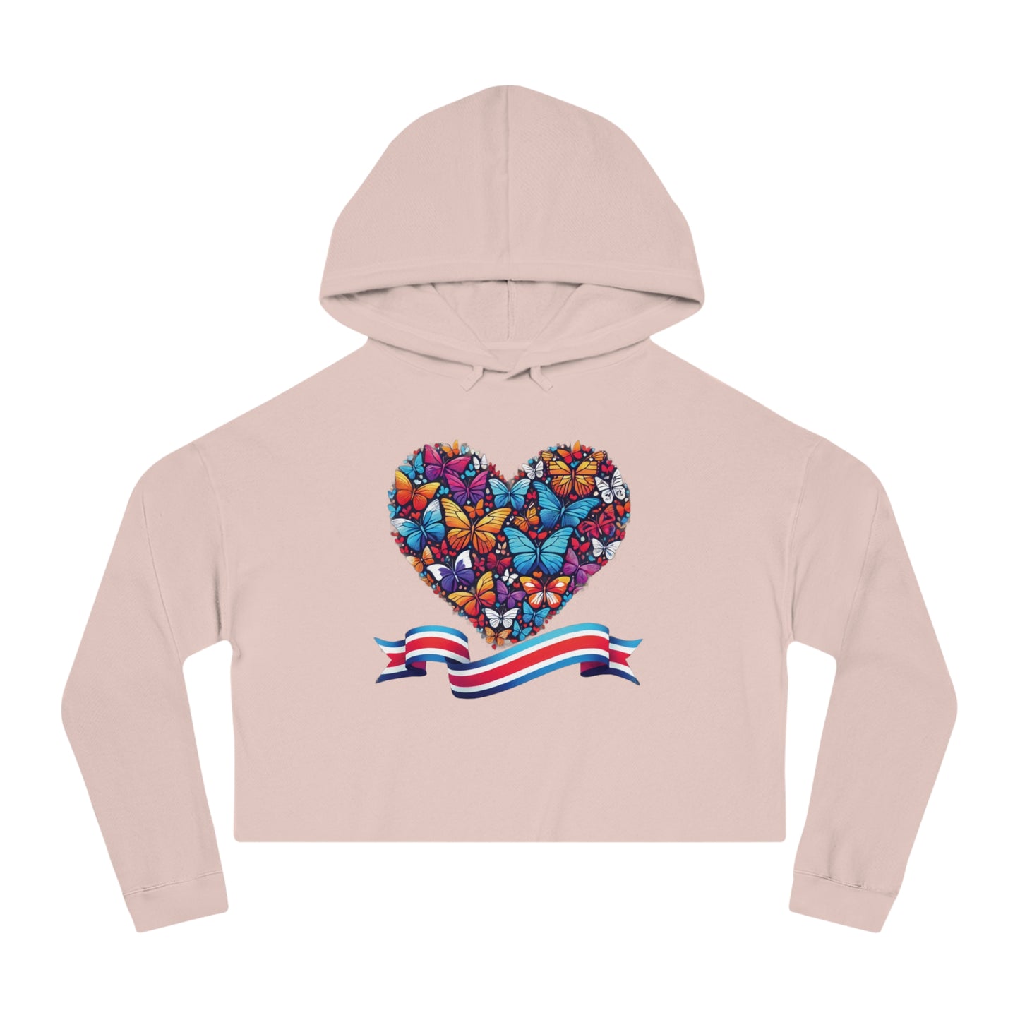 Women’s Cropped Butterfly's Heartland Hooded Sweatshirt
