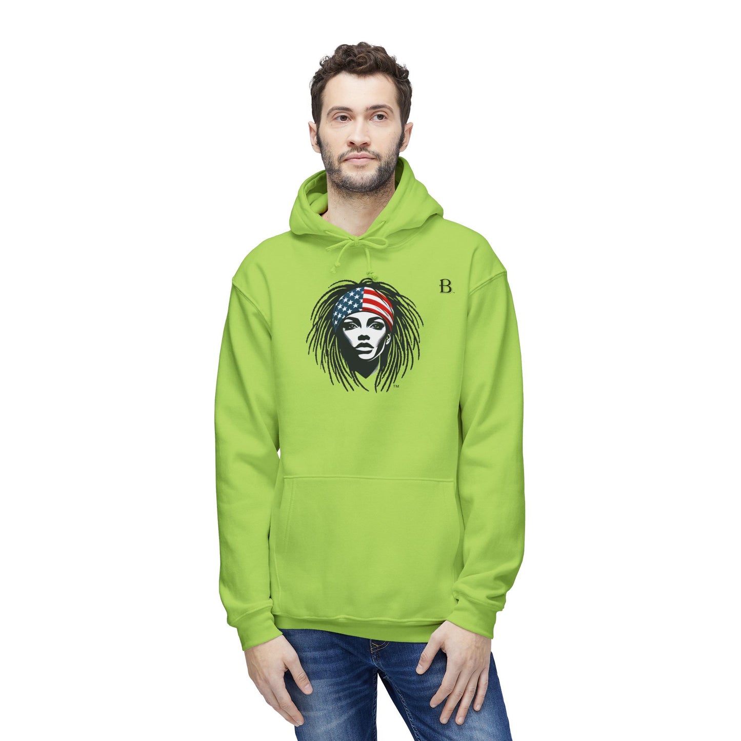 Begetter's Unisex Hooded Sweatshirt, Made in US
