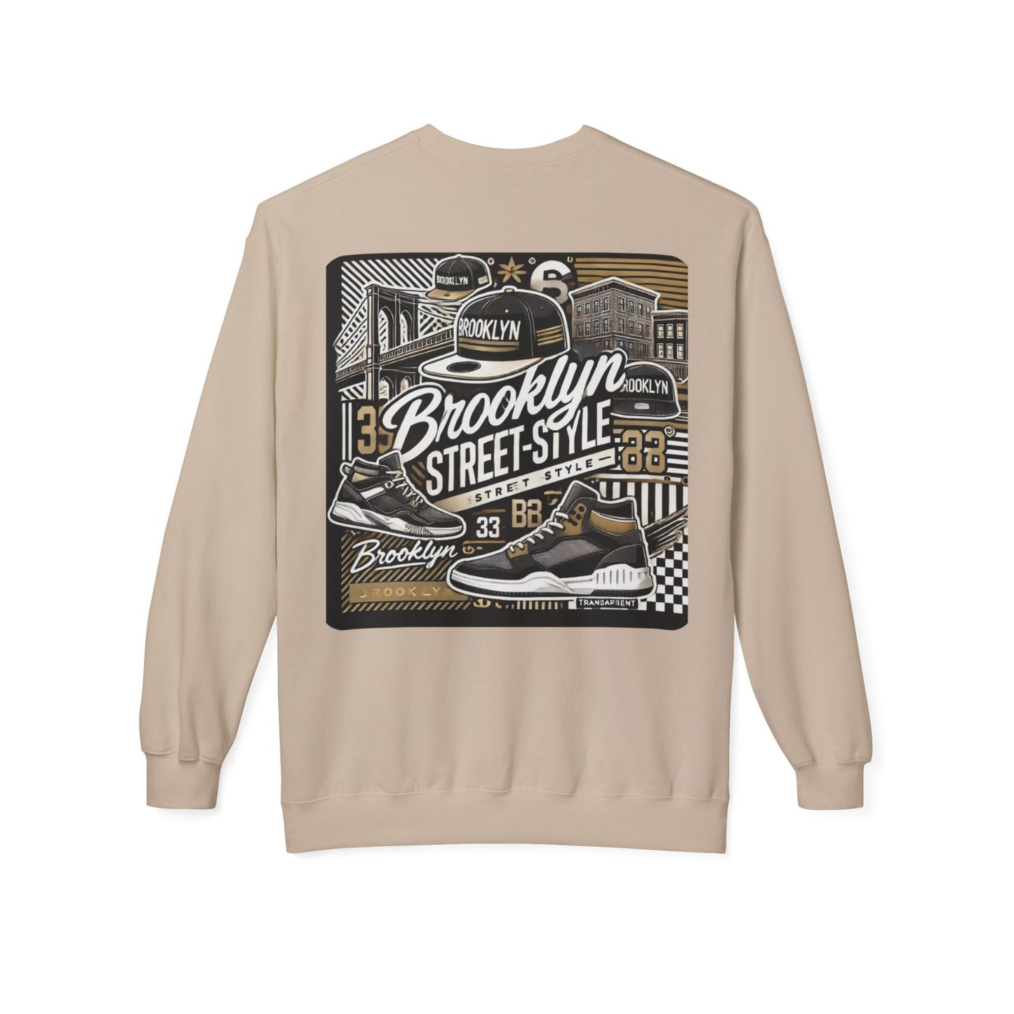 Ok Brooklyn's Unisex Midweight Softstyle Fleece Crewneck Sweatshirt