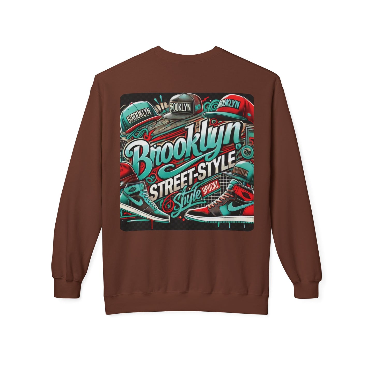 Ok Brooklyn's Unisex Midweight Softstyle Fleece Crewneck Sweatshirt