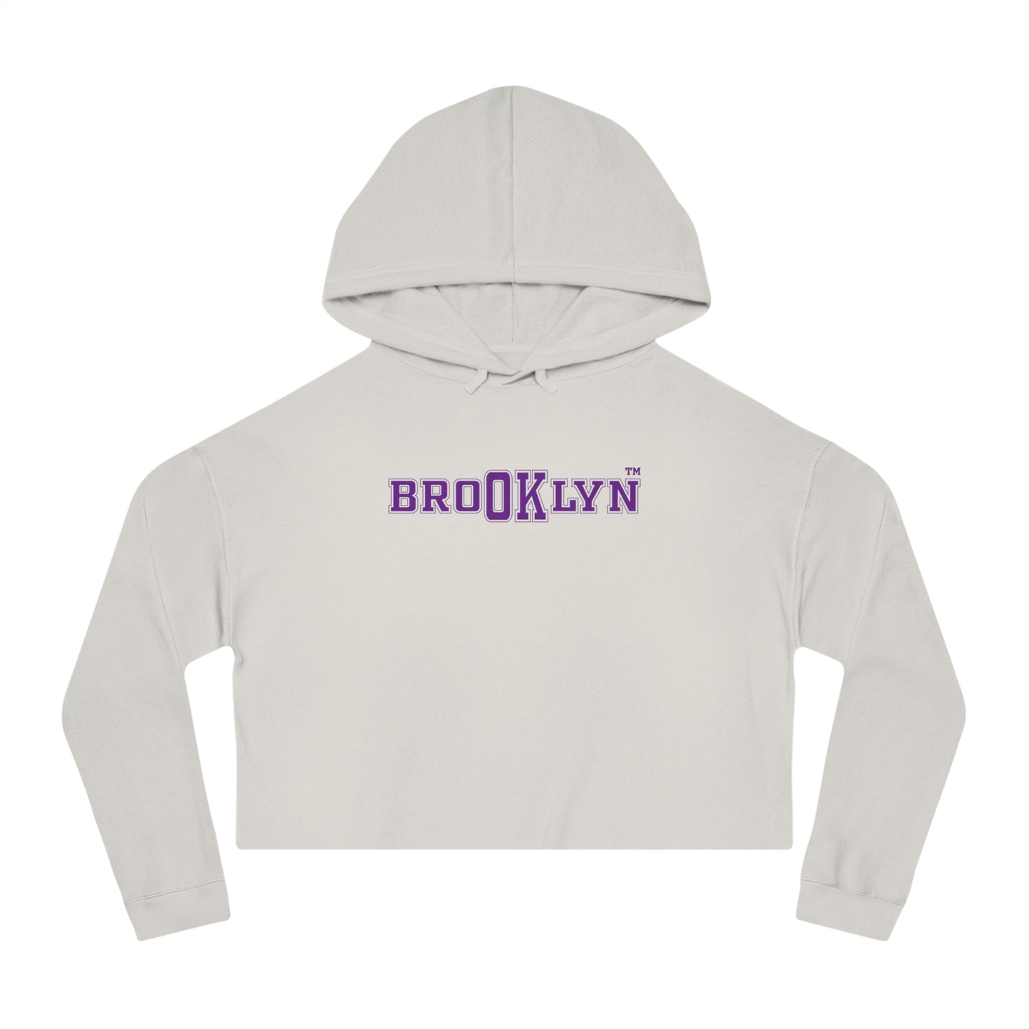Ok Brooklyn's Women’s Cropped Hooded Sweatshirt