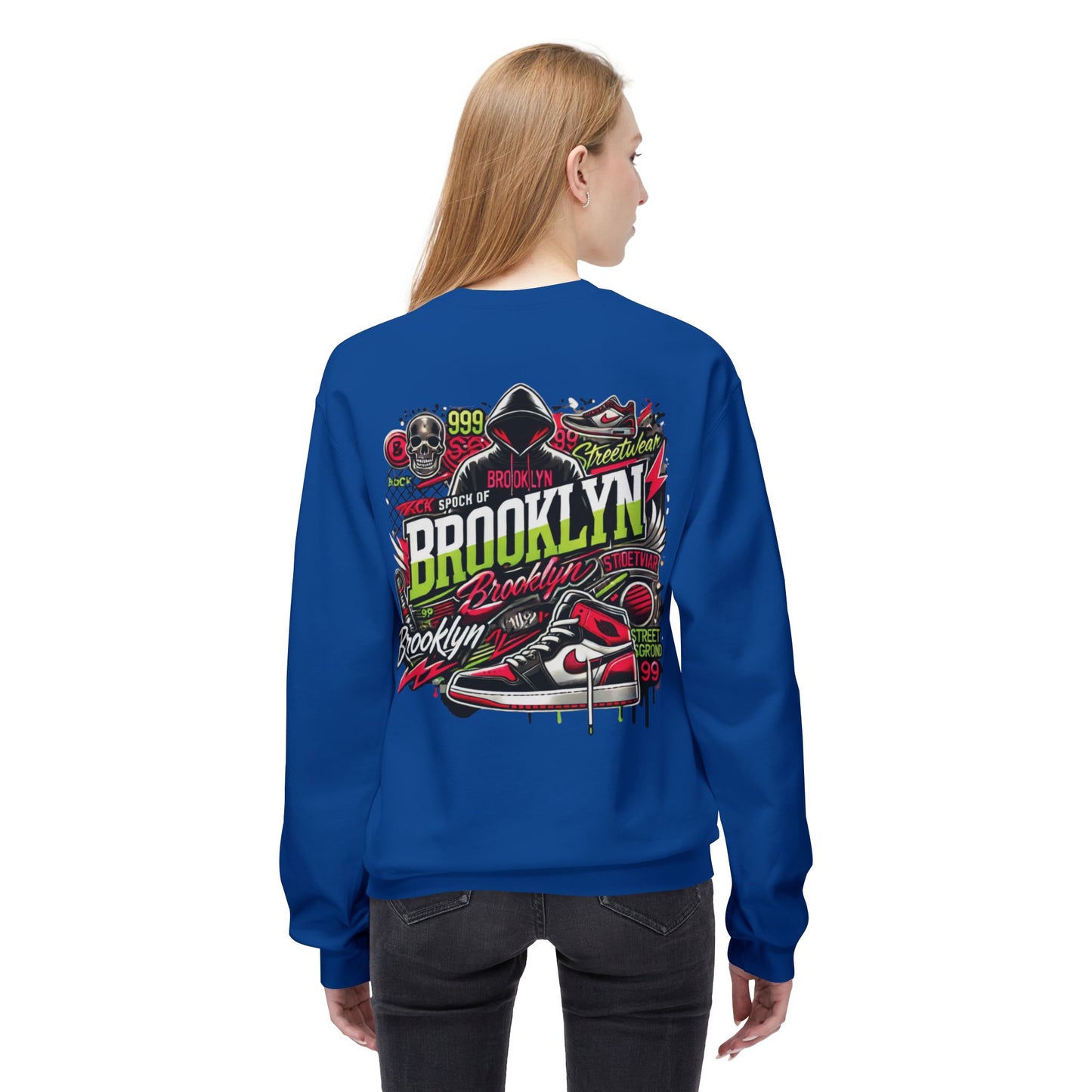 Ok Brooklyn's Unisex Midweight Softstyle Fleece Crewneck Sweatshirt