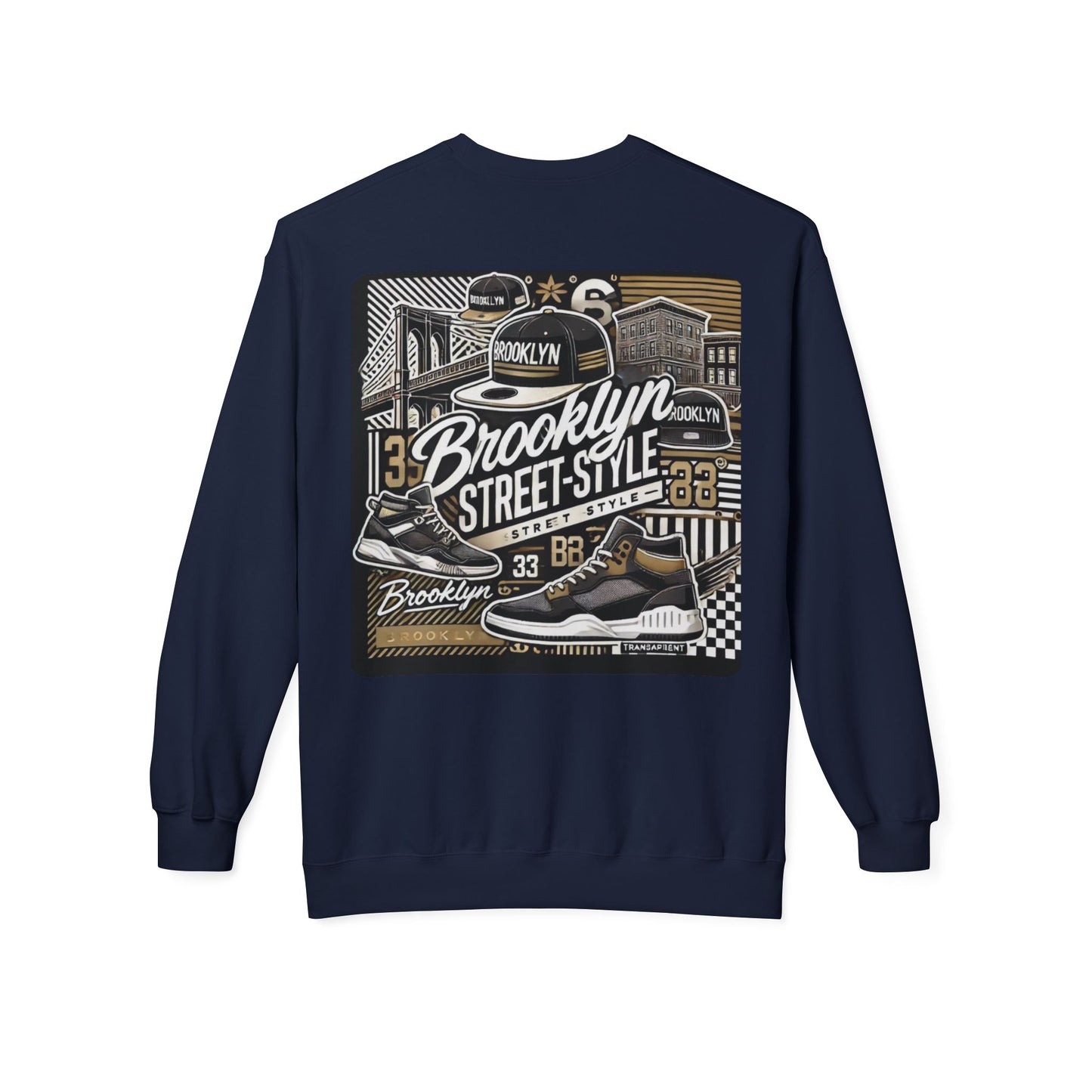 Ok Brooklyn's Unisex Midweight Softstyle Fleece Crewneck Sweatshirt