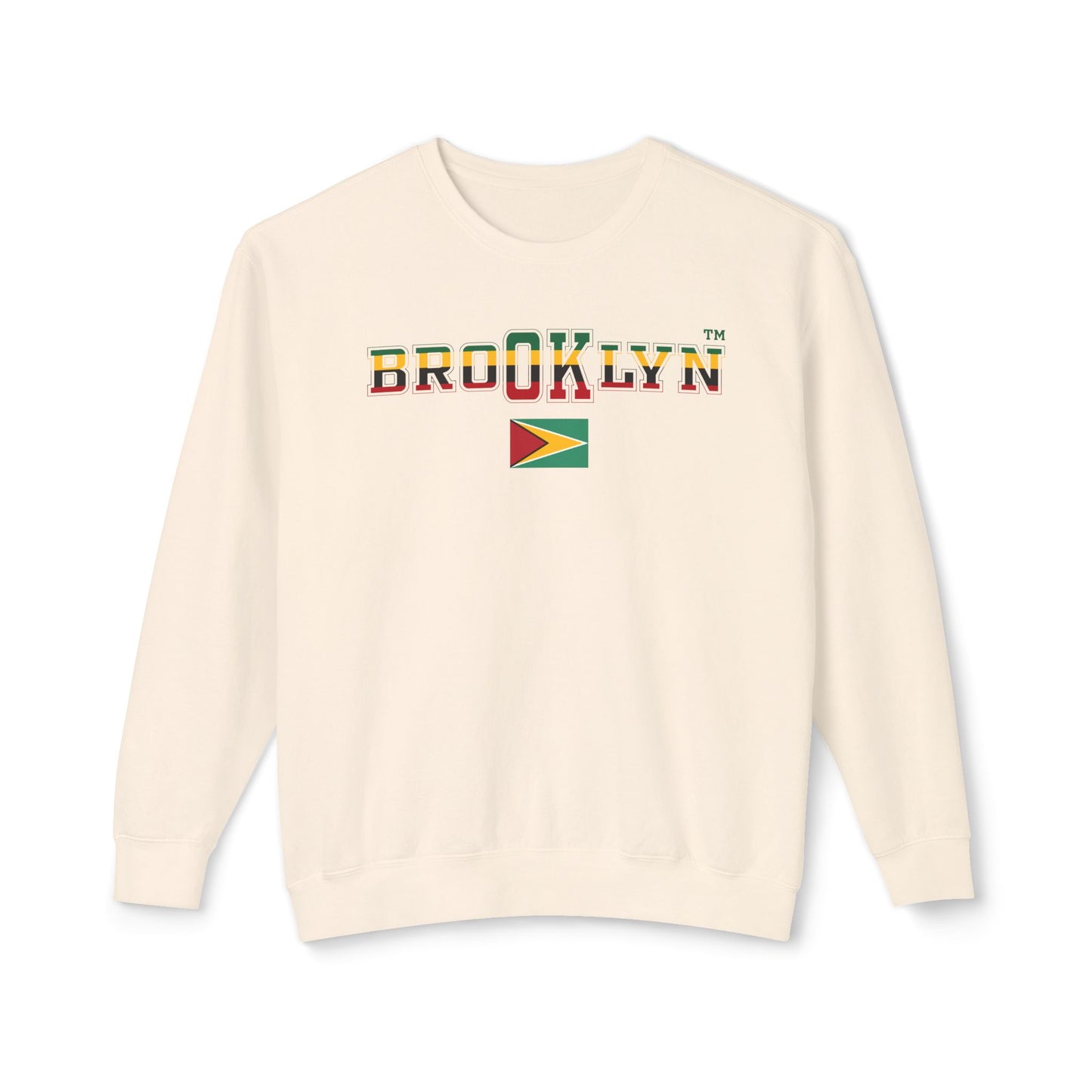 Guyana Unisex Lightweight Crewneck Sweatshirt