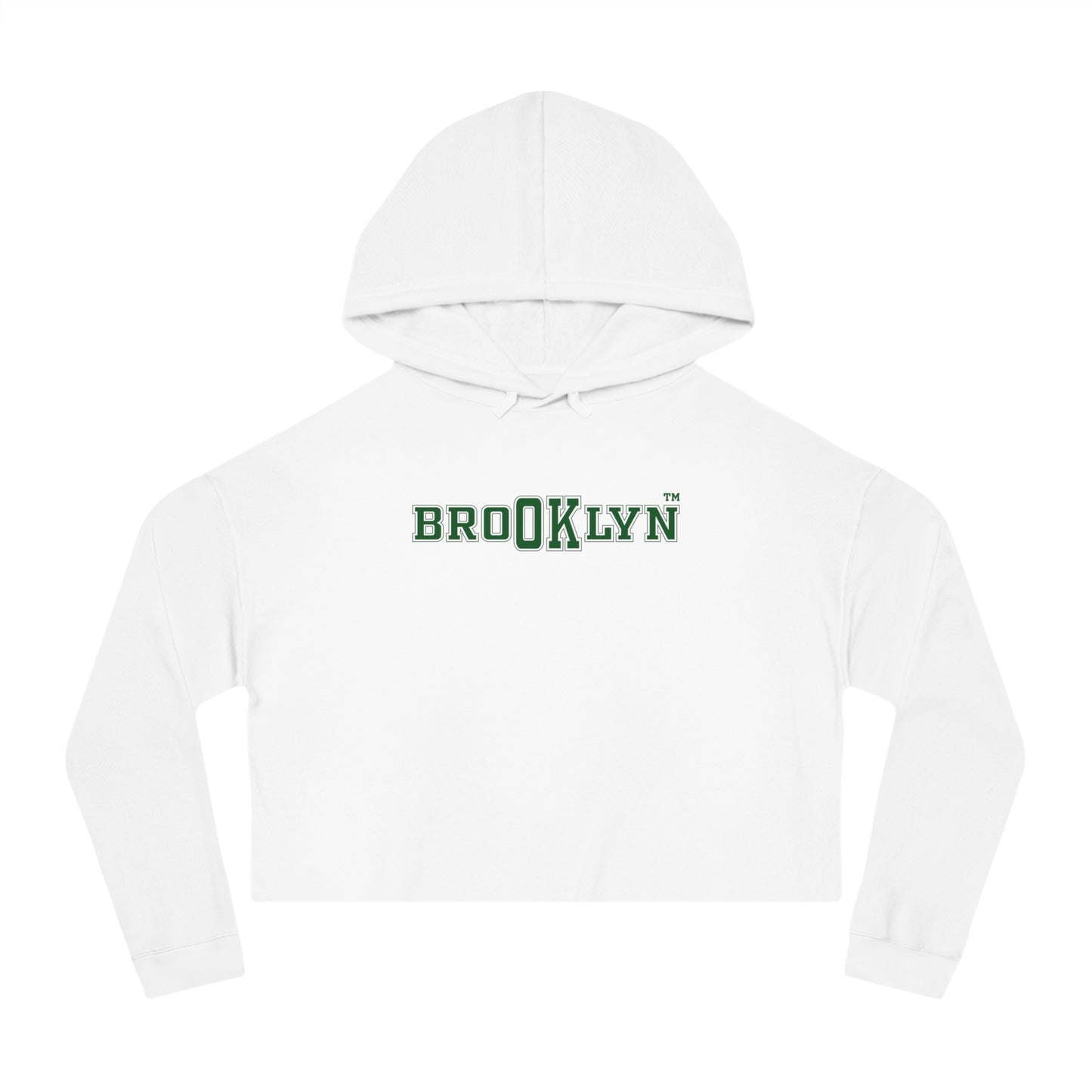 Ok Brooklyn's Women’s Cropped Hooded Sweatshirt