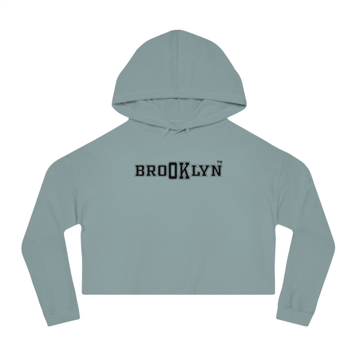 Ok Brooklyn's Women’s Cropped Hooded Sweatshirt
