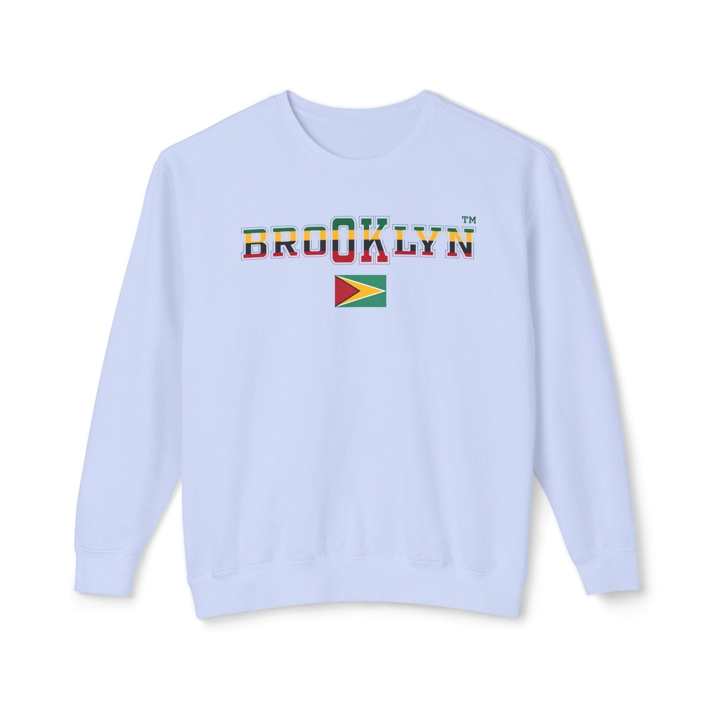 Guyana Unisex Lightweight Crewneck Sweatshirt