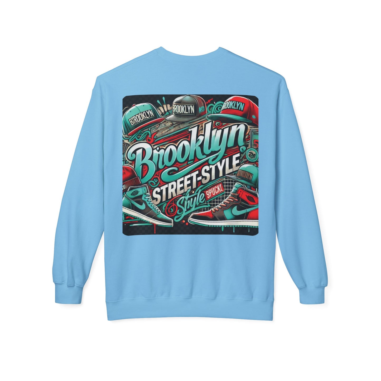 Ok Brooklyn's Unisex Midweight Softstyle Fleece Crewneck Sweatshirt