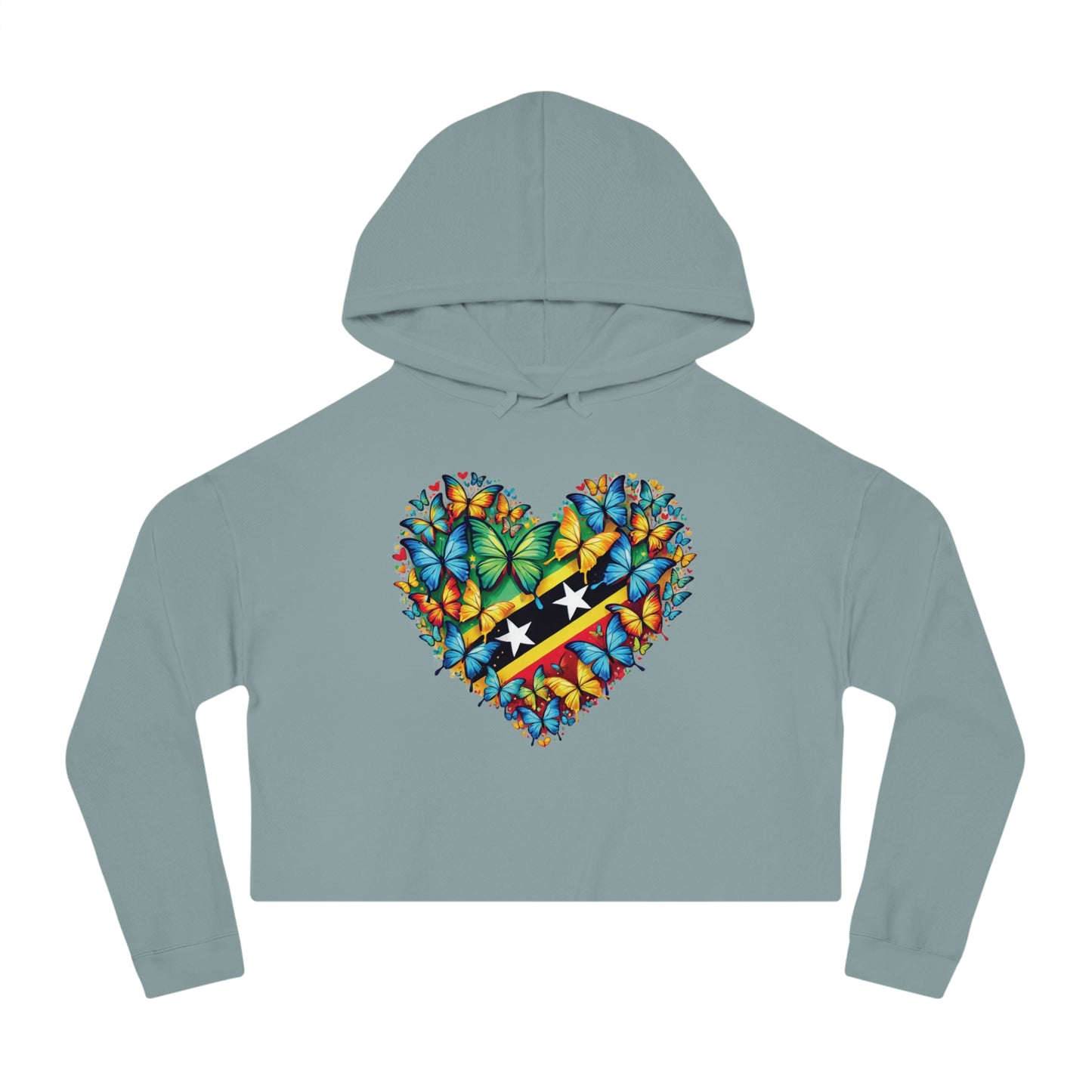 Women’s Cropped Butterfly's Heartland Hooded Sweatshirt