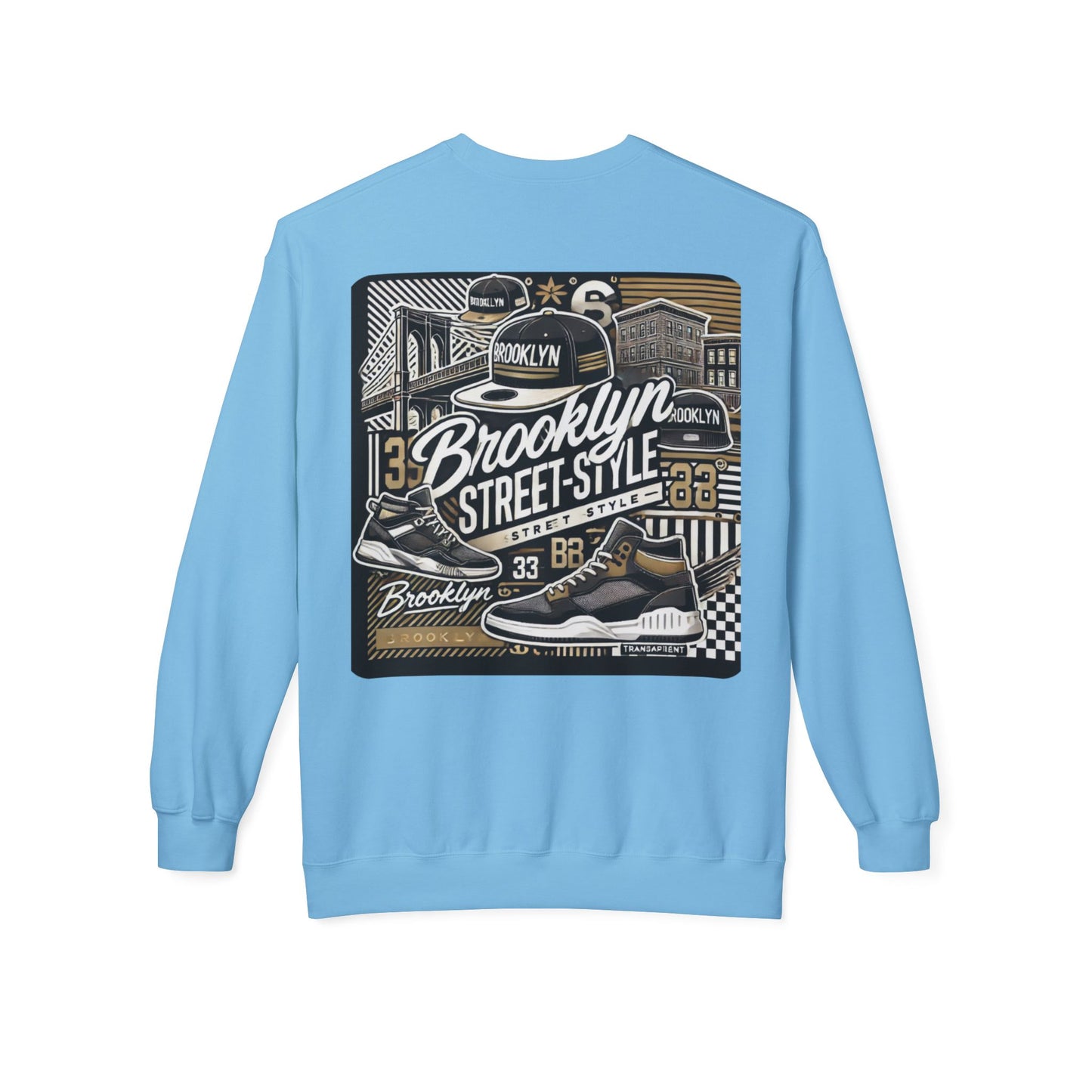 Ok Brooklyn's Unisex Midweight Softstyle Fleece Crewneck Sweatshirt