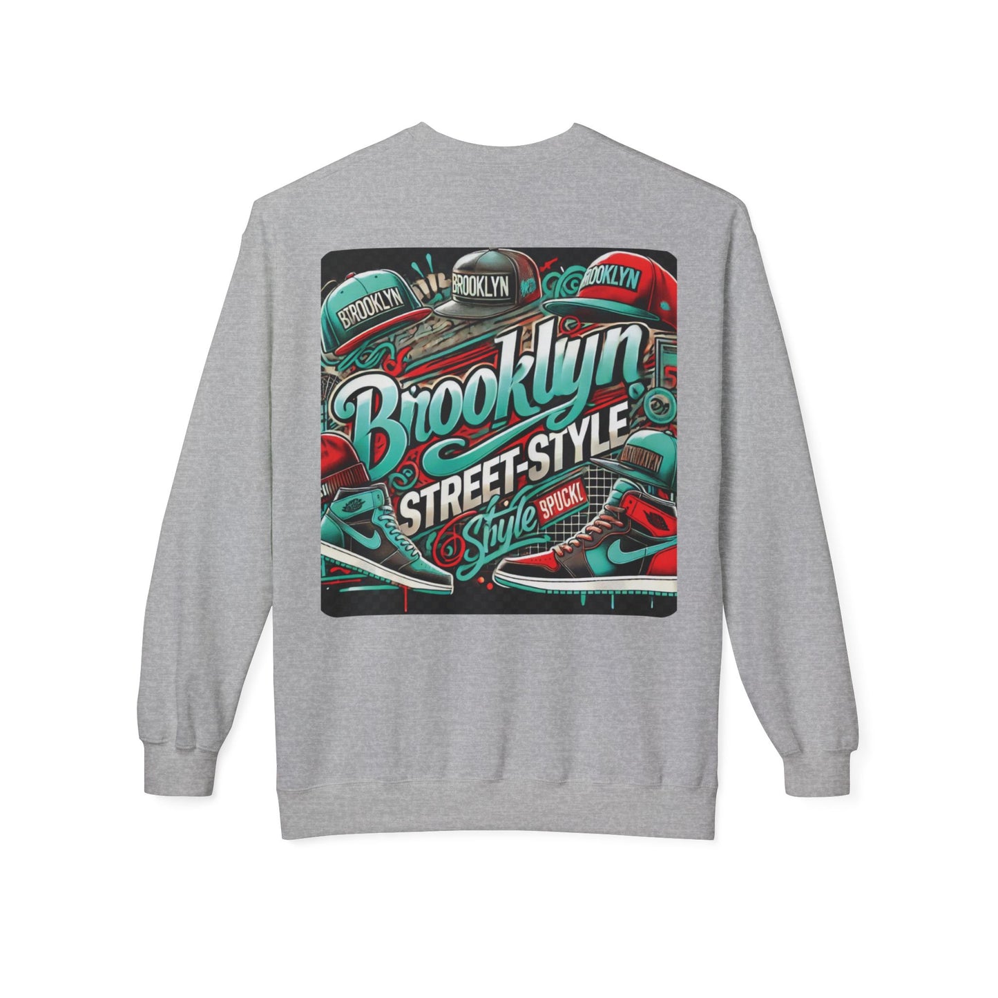 Ok Brooklyn's Unisex Midweight Softstyle Fleece Crewneck Sweatshirt