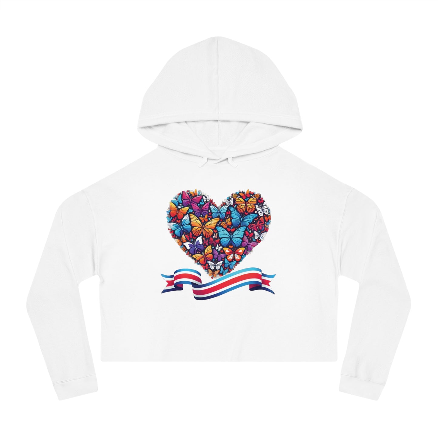 Women’s Cropped Butterfly's Heartland Hooded Sweatshirt