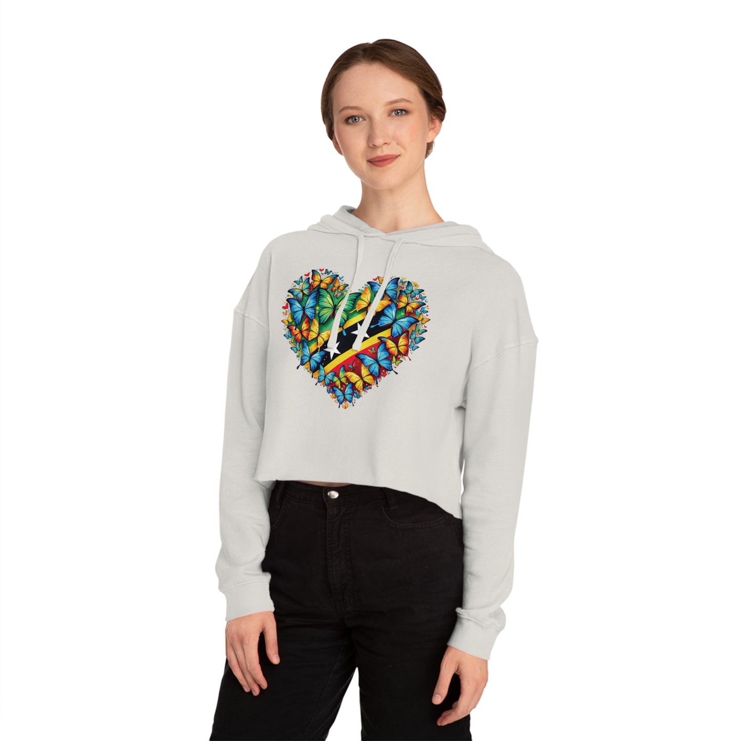 Women’s Cropped Butterfly's Heartland Hooded Sweatshirt
