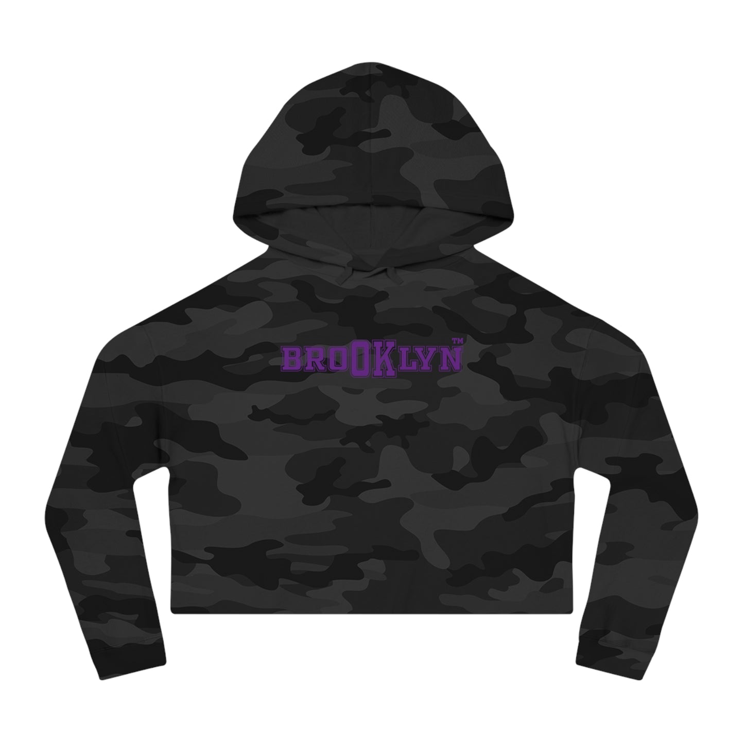 Ok Brooklyn's Women’s Cropped Hooded Sweatshirt
