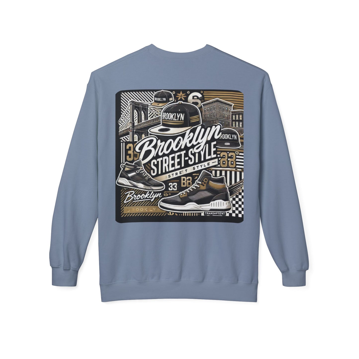 Ok Brooklyn's Unisex Midweight Softstyle Fleece Crewneck Sweatshirt
