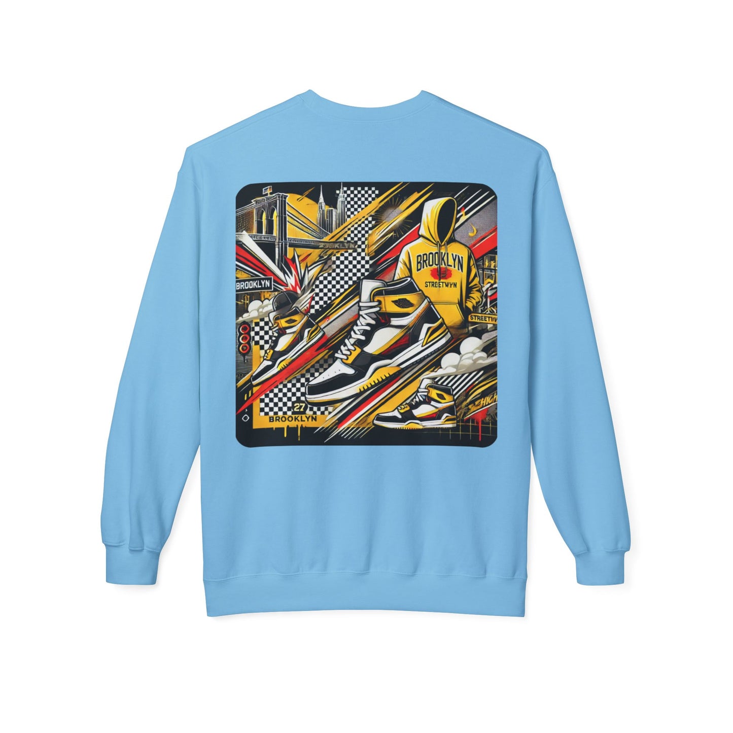 Ok Brooklyn Unisex Midweight Softstyle Fleece Crewneck Sweatshirt
