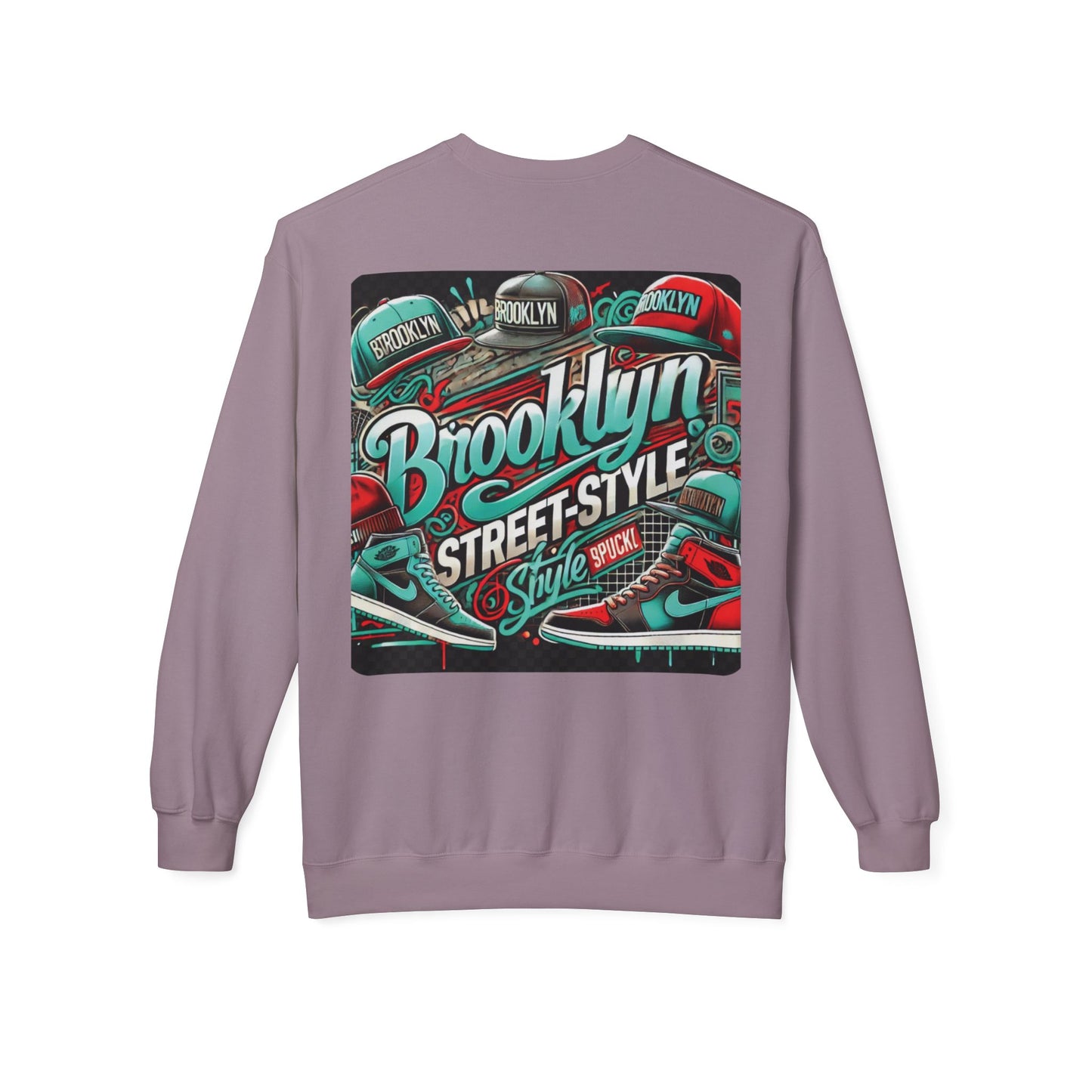 Ok Brooklyn's Unisex Midweight Softstyle Fleece Crewneck Sweatshirt
