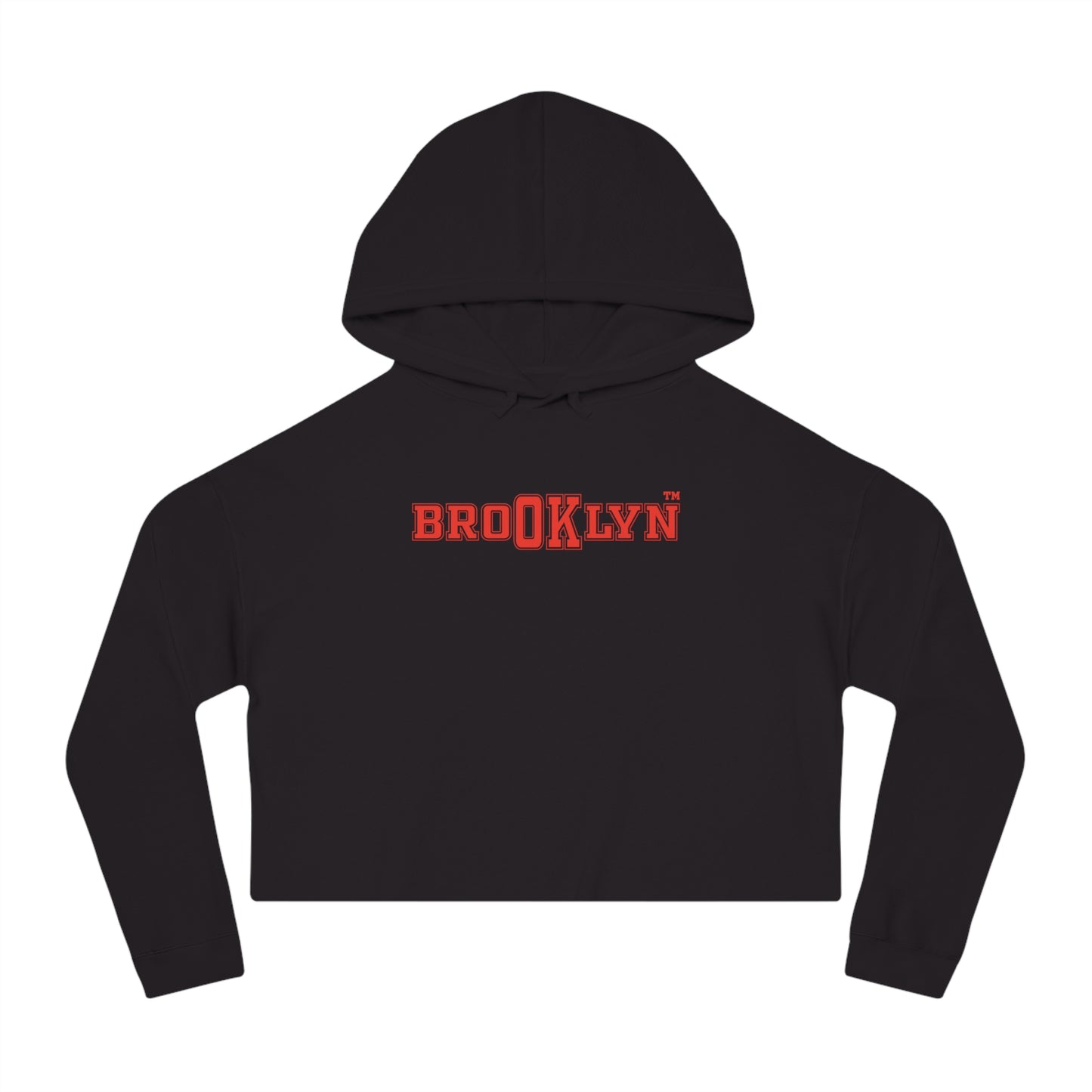 Ok Brooklyn's Women’s Cropped Hooded Sweatshirt
