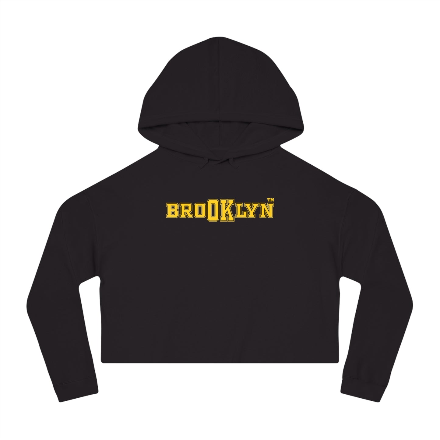 Ok Brooklyn's Women’s Cropped Hooded Sweatshirt