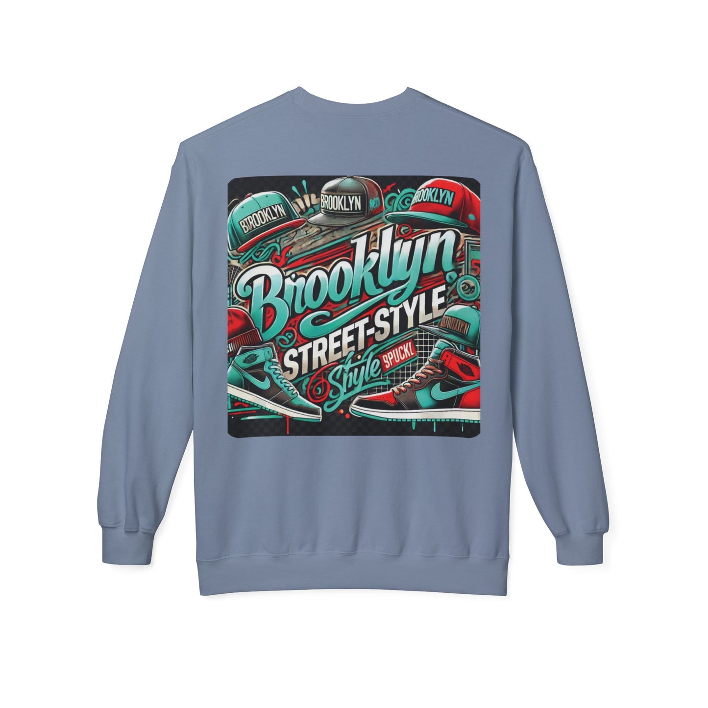 Ok Brooklyn's Unisex Midweight Softstyle Fleece Crewneck Sweatshirt