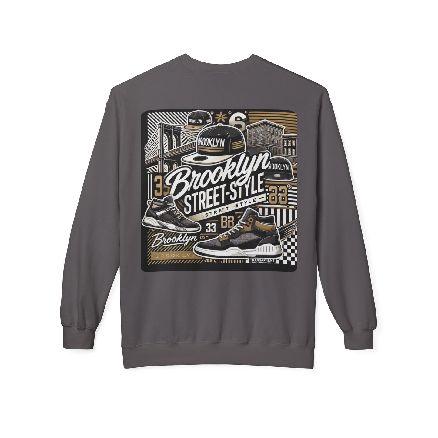 Ok Brooklyn's Unisex Midweight Softstyle Fleece Crewneck Sweatshirt