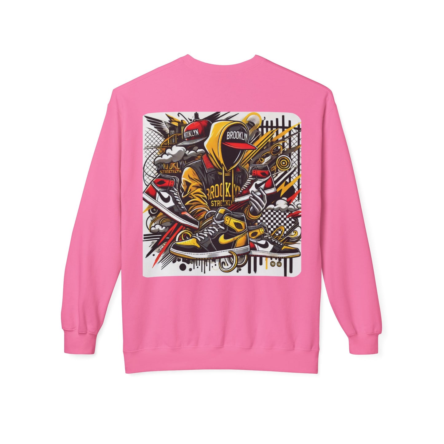 Ok Brooklyn's Unisex Midweight Softstyle Fleece Crewneck Sweatshirt