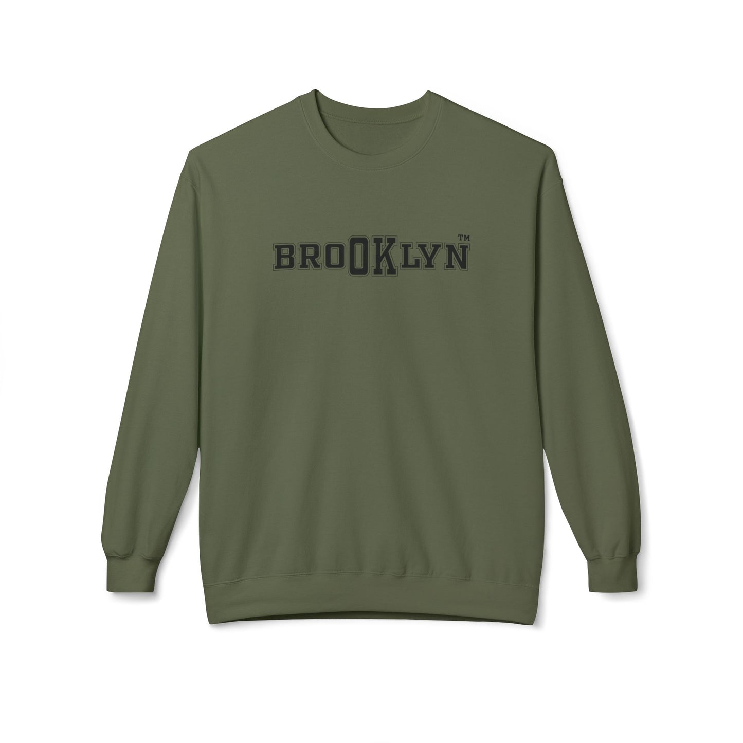 Ok Brooklyn's Unisex Midweight Softstyle Fleece Crewneck Sweatshirt