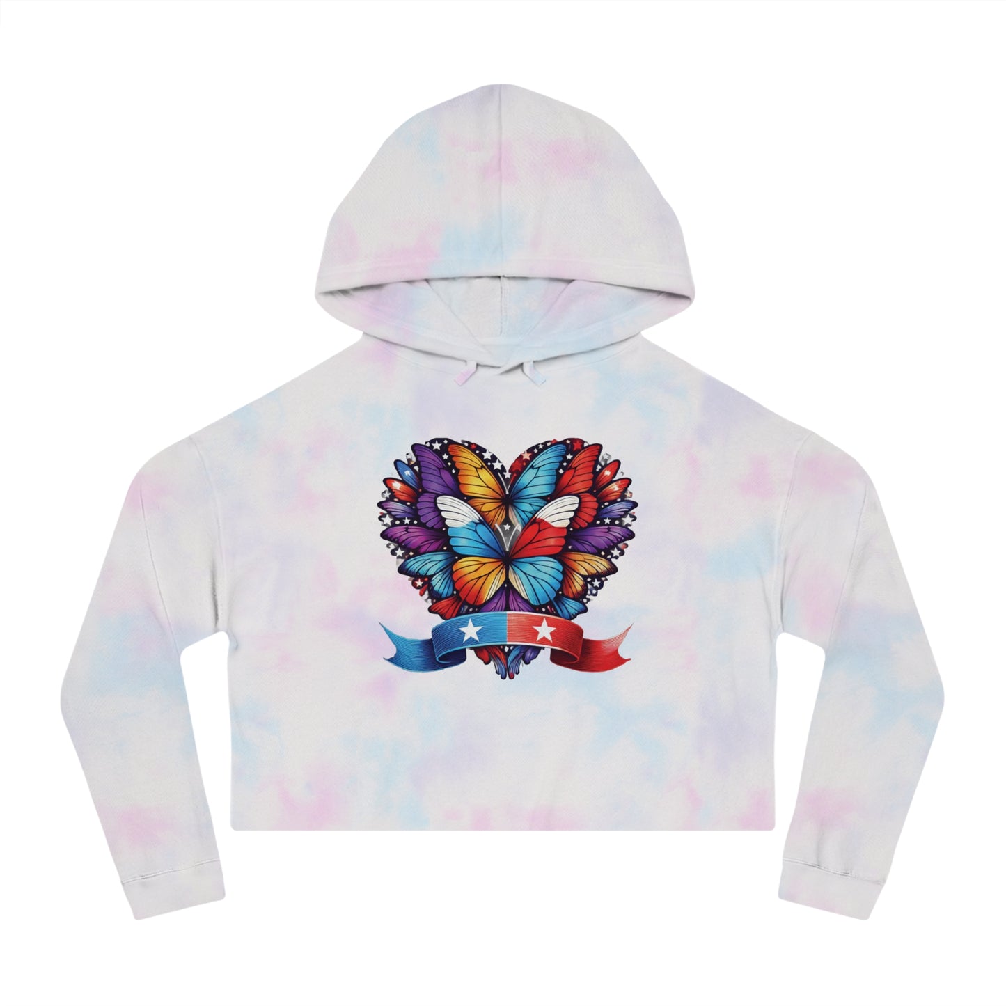 Women’s Cropped Butterfly's Heartland Hooded Sweatshirt