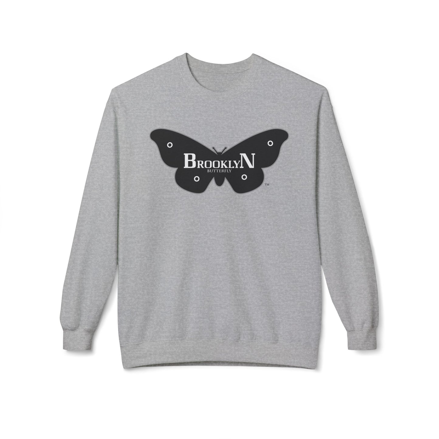 Brooklyn Butterfly's Unisex Midweight Softstyle Fleece Crewneck Sweatshirt