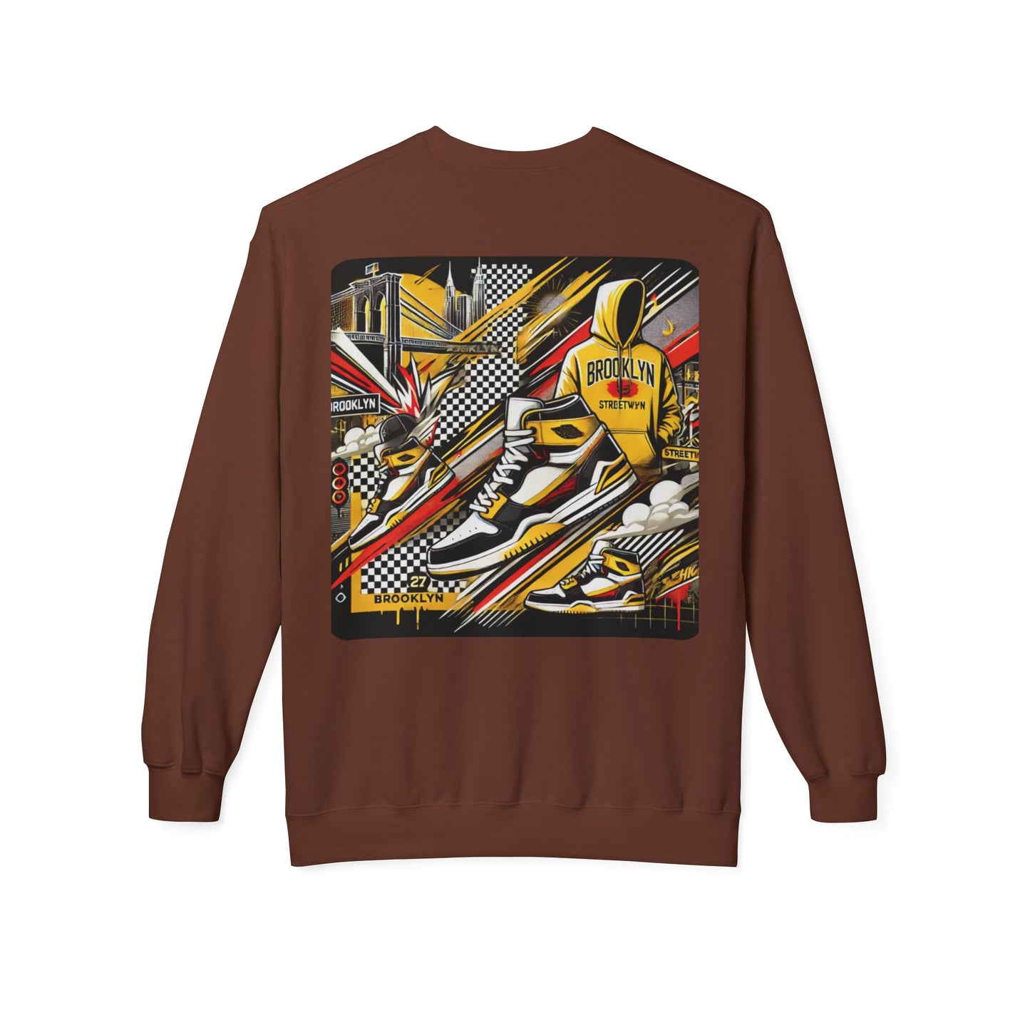 Ok Brooklyn's Unisex Midweight Softstyle Fleece Crewneck Sweatshirt