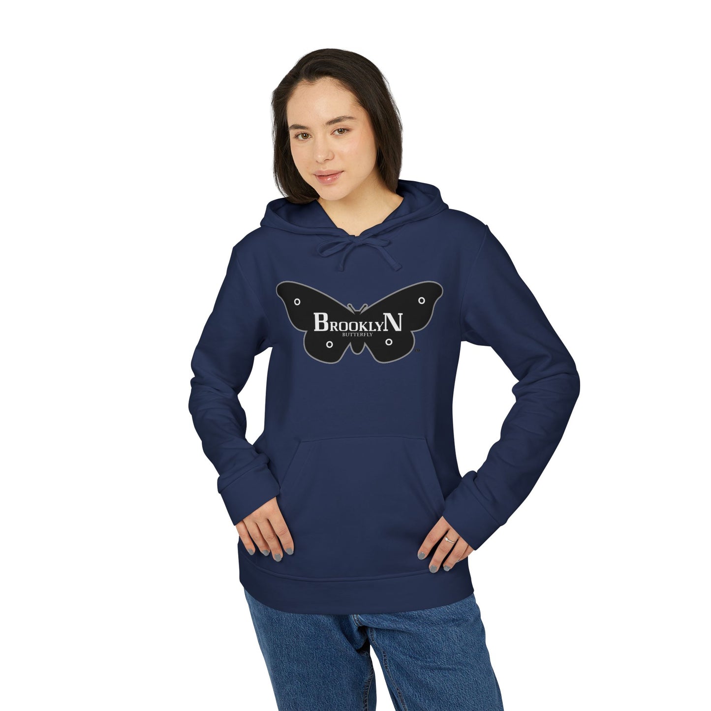Brooklyn butterfly's adidas Unisex Fleece Hoodie