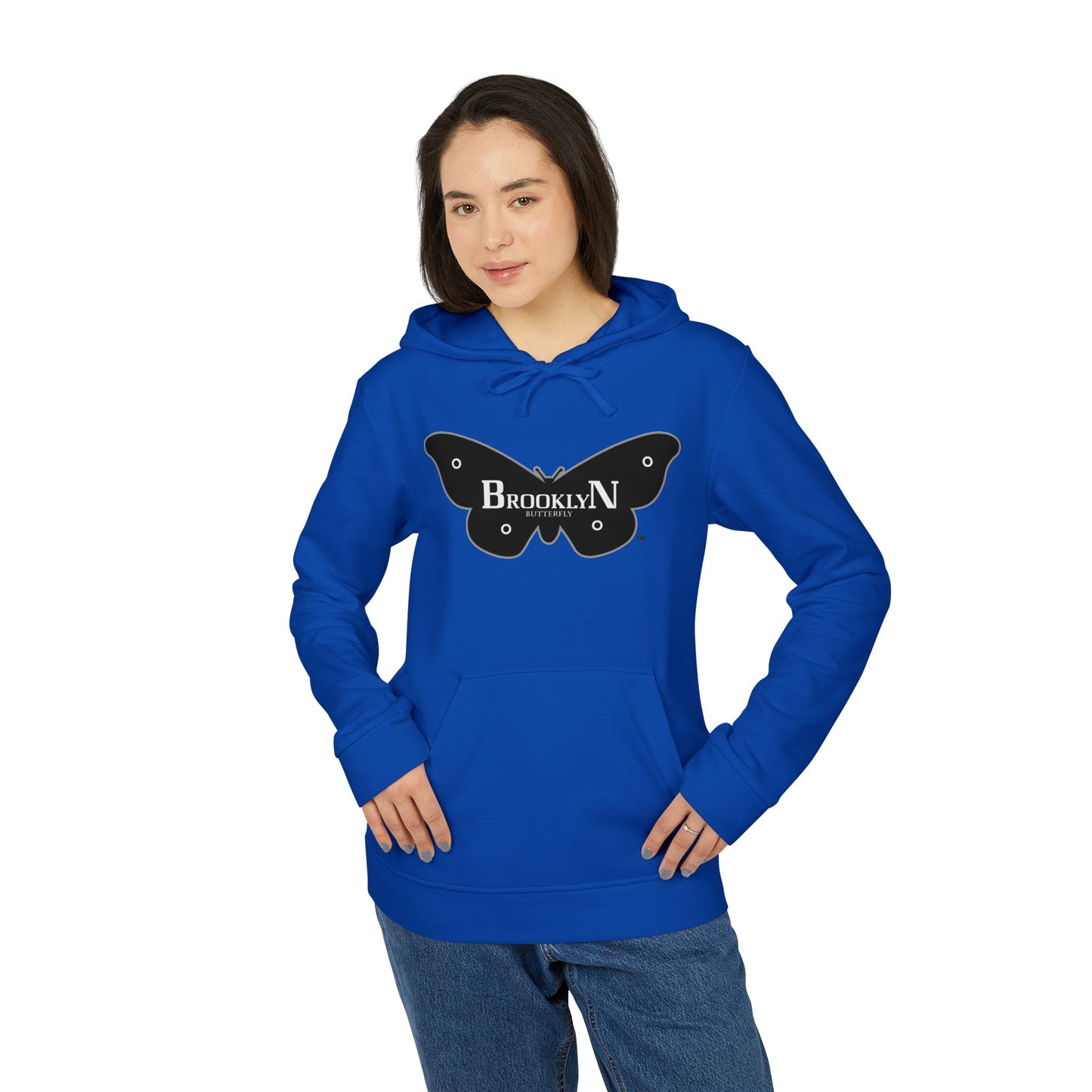Brooklyn butterfly's adidas Unisex Fleece Hoodie