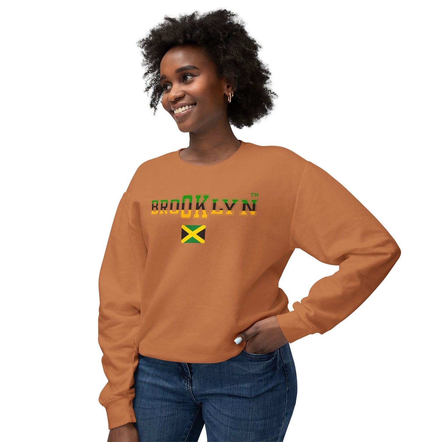 Jamaica Unisex Lightweight Crewneck Sweatshirt