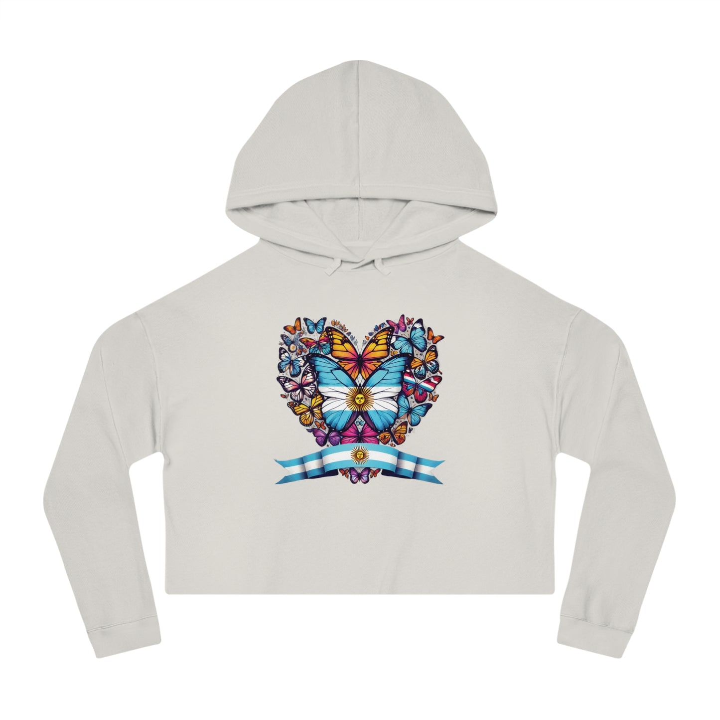 Women’s Cropped Butterfly's Heartland Hooded Sweatshirt