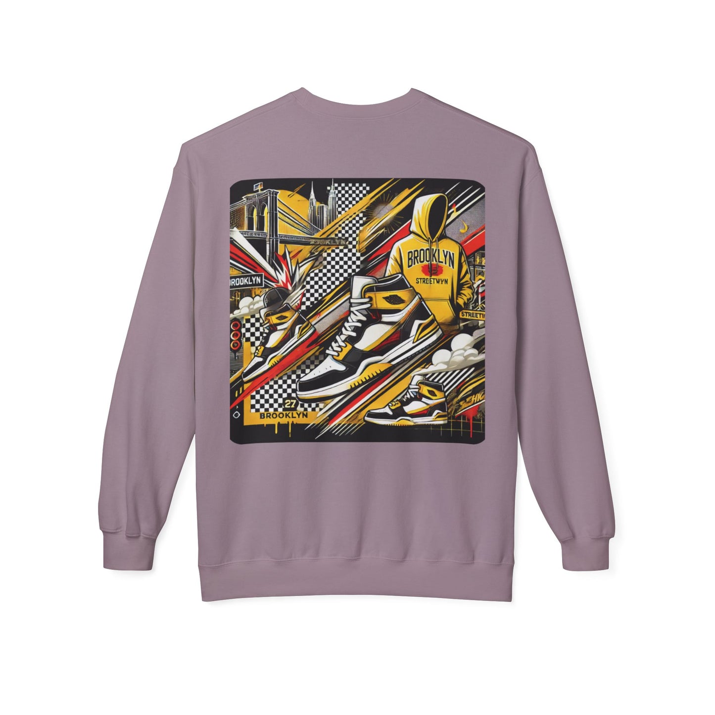 Ok Brooklyn's Unisex Midweight Softstyle Fleece Crewneck Sweatshirt